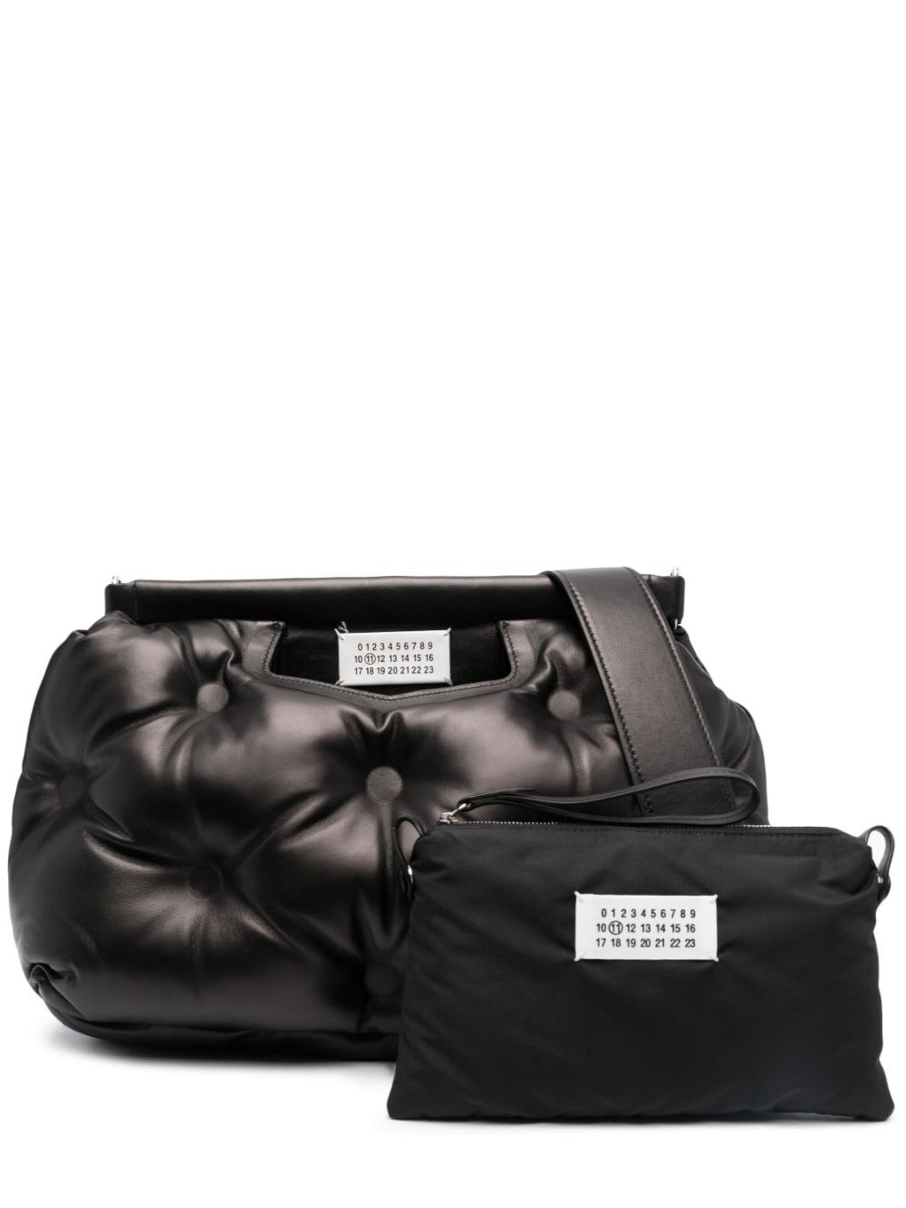 Shop Maison Margiela Glam Slam Classique Medium In Black.