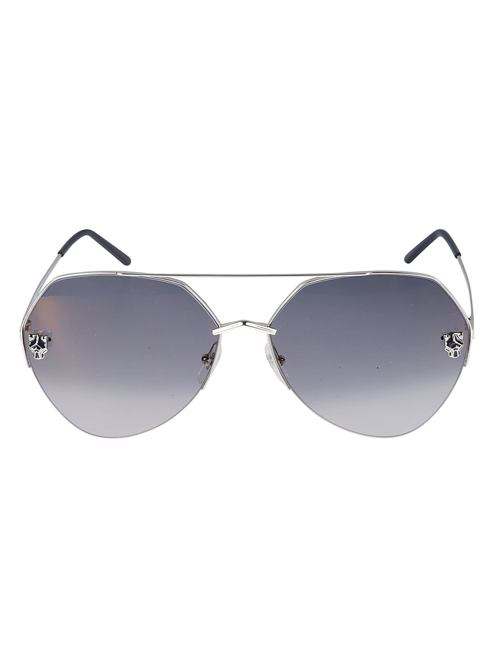 Cartier Pantheree De  Sunglasses In Nero