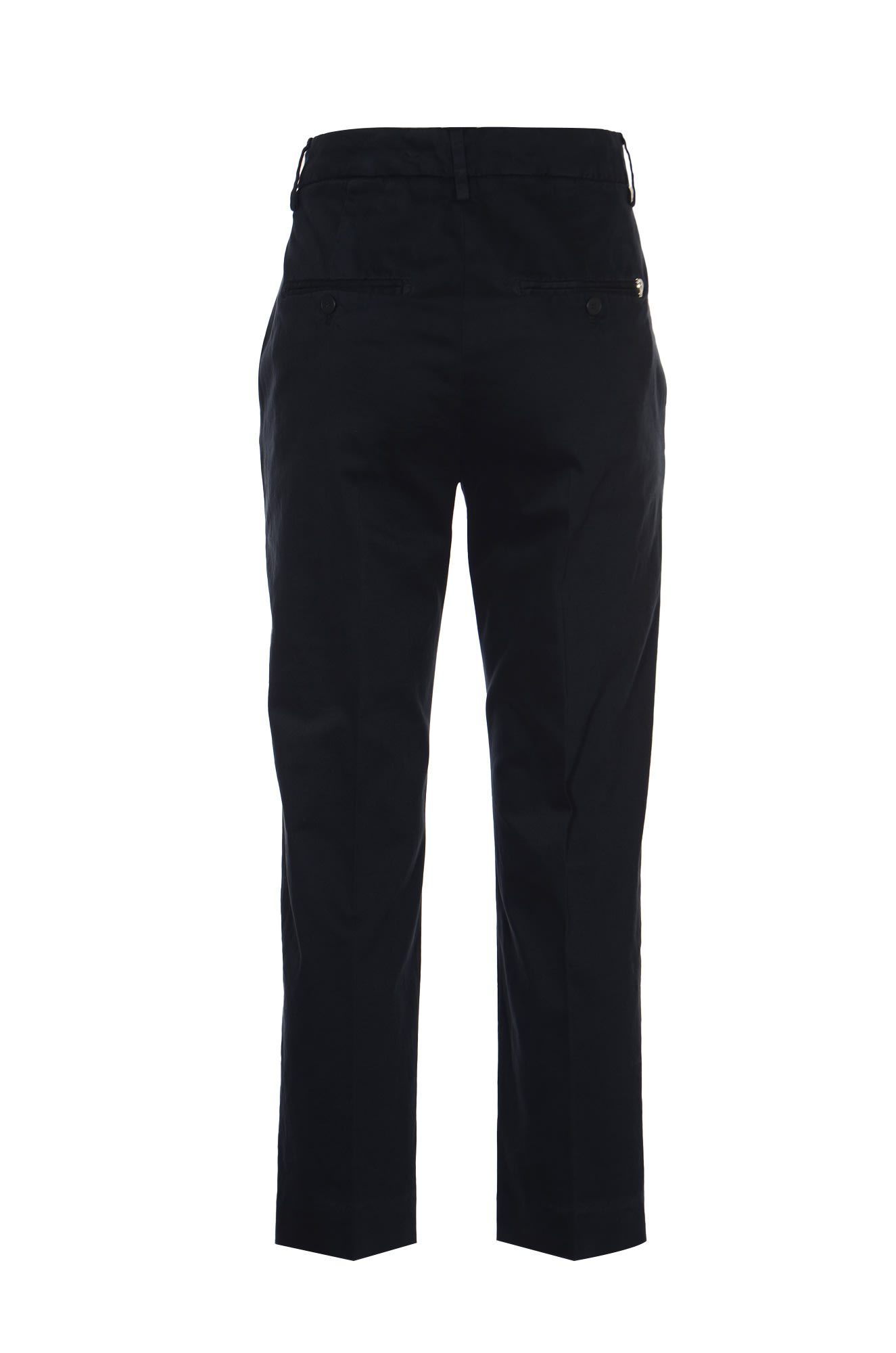 Shop Dondup Nima Trousers In Black