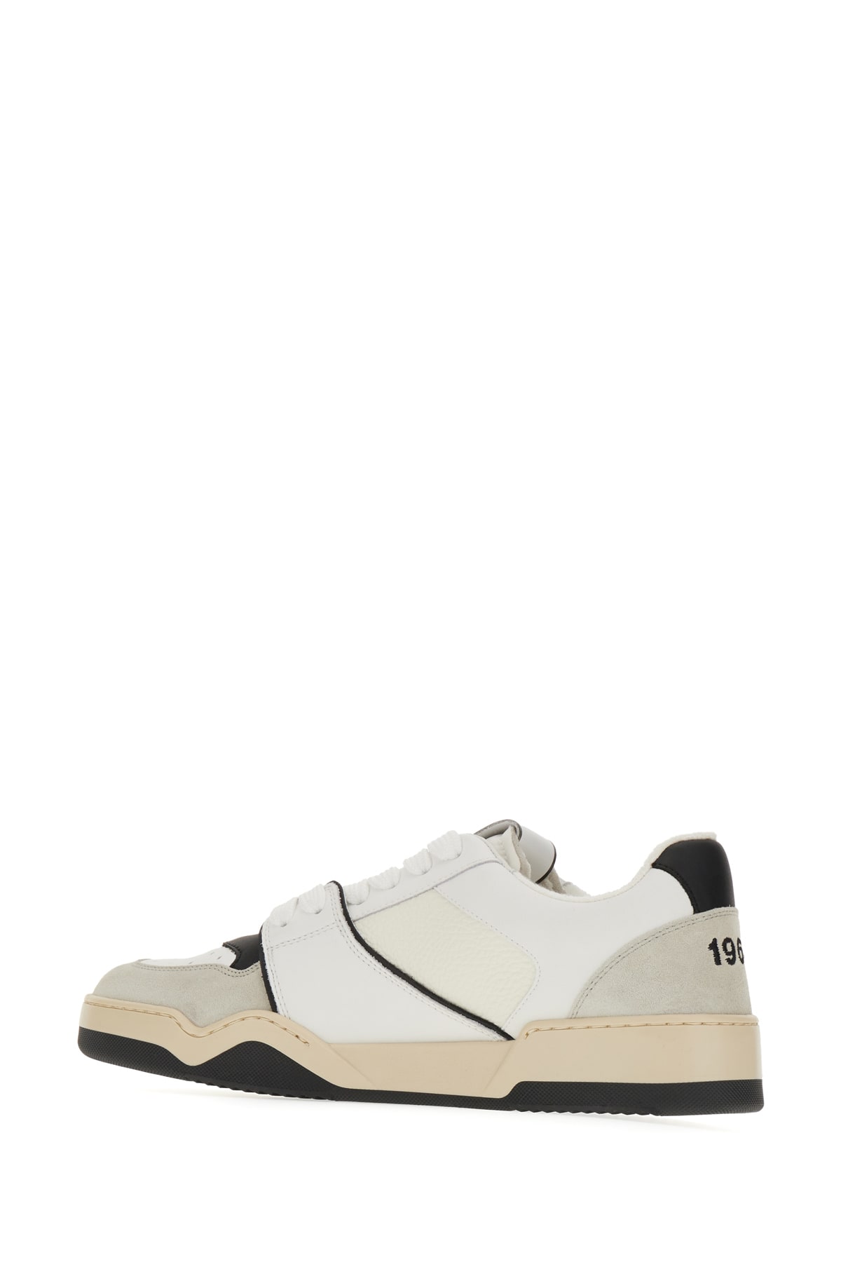 Shop Dsquared2 Multicolor Leather Spiker Sneakers In M072