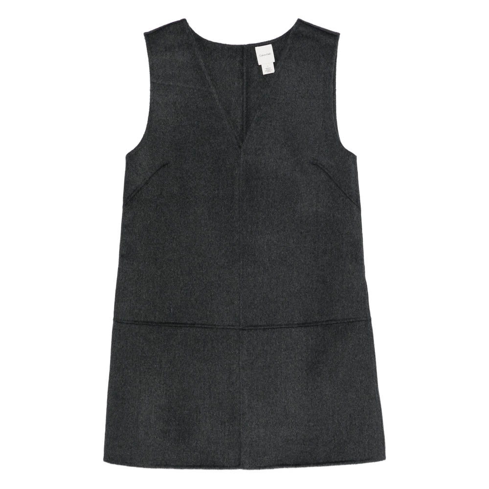 Calvin Klein V-neck Mini Dress In Multi