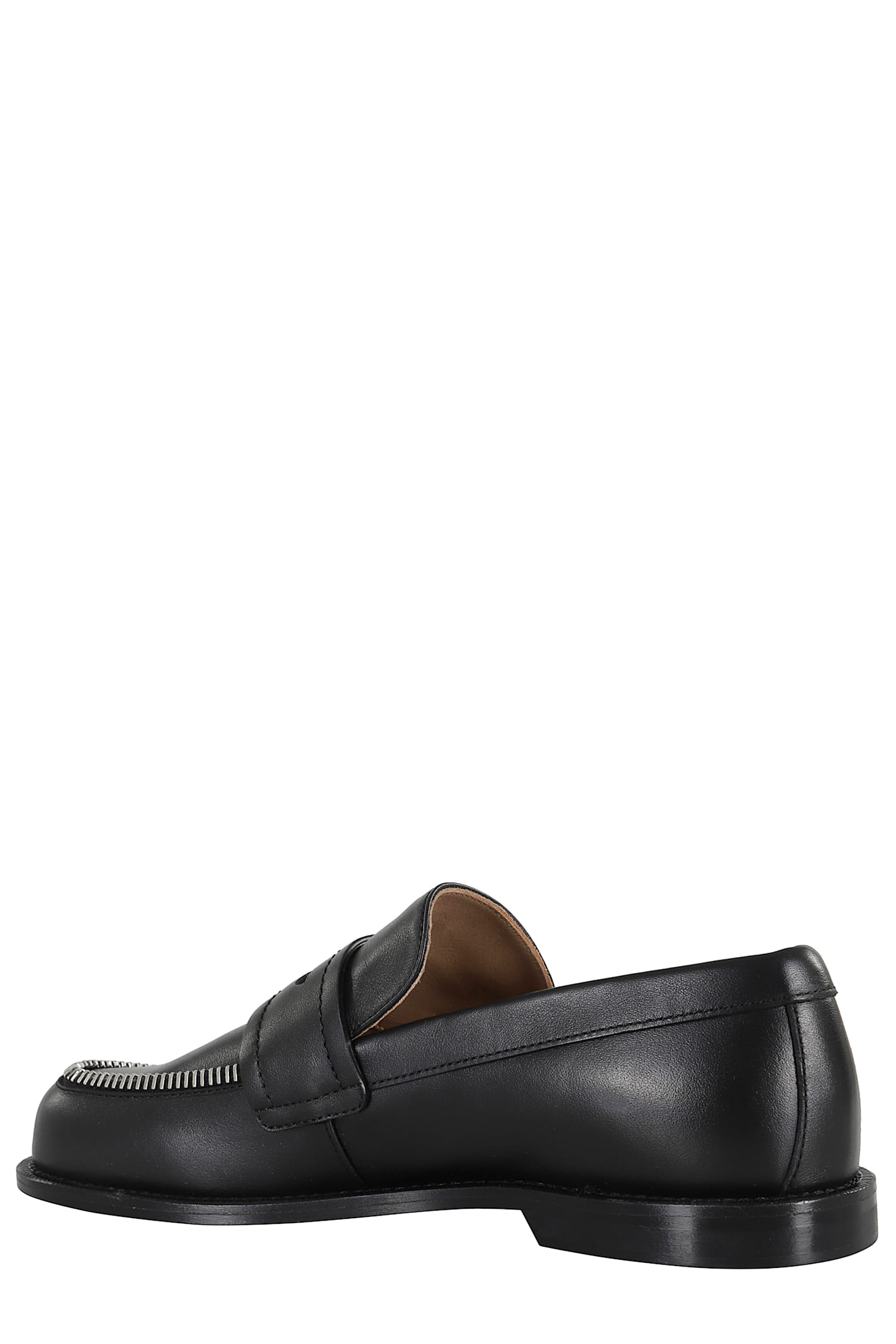 Jw Anderson Biker Loafer In Black