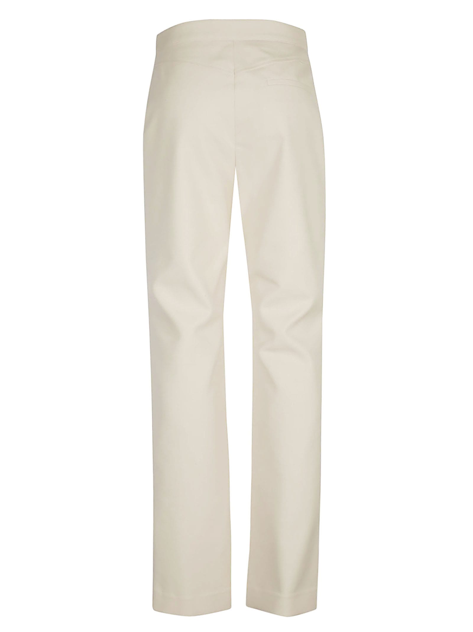 Shop See By Chloé Concealed Trousers In Milk