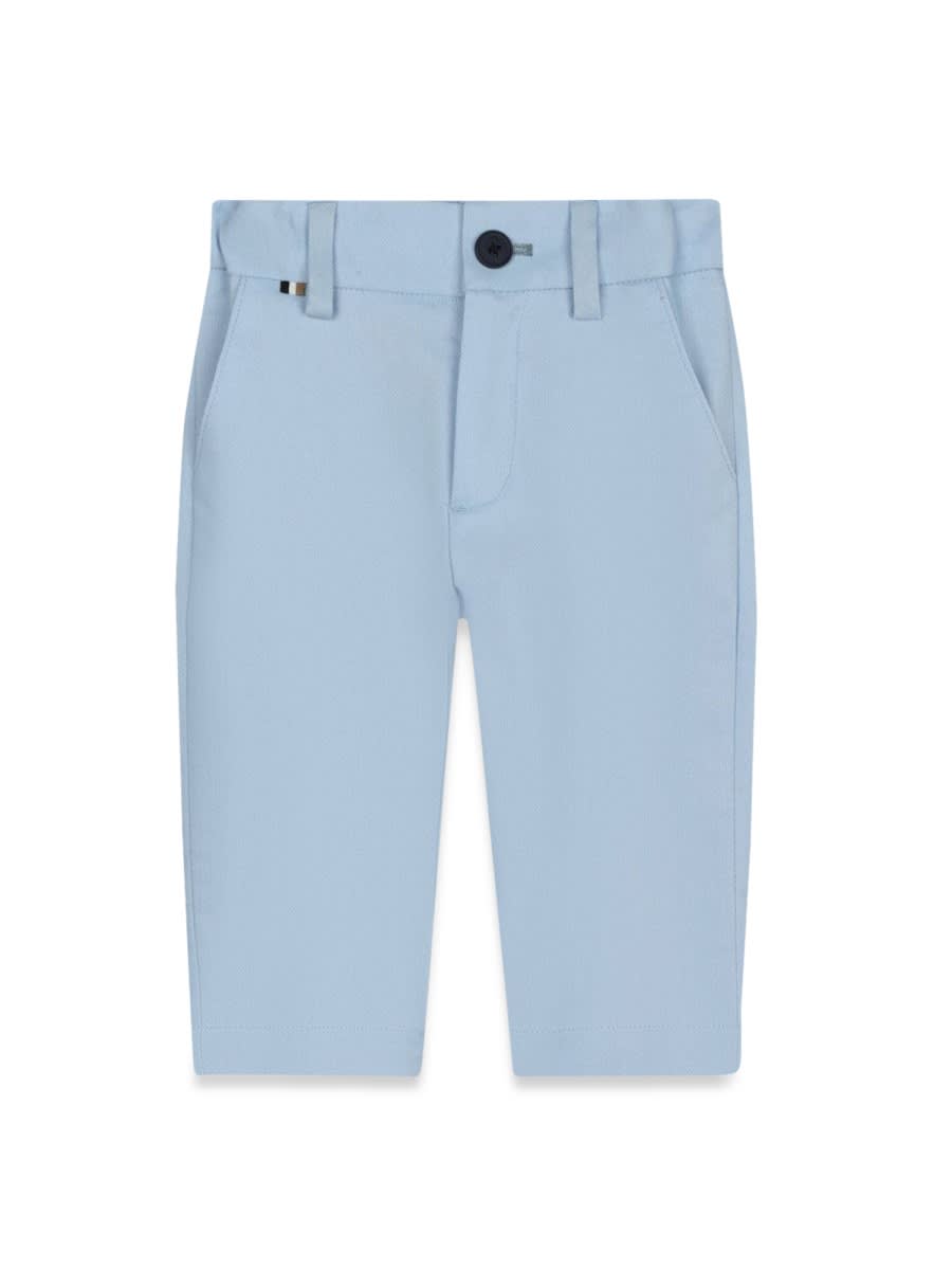 Shop Hugo Boss Pantalone Da Cerimonia In Blue
