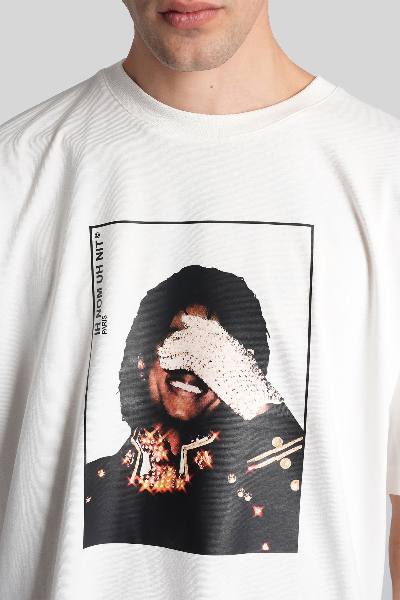 Ih Nom Uh Nit T-shirt In White Cotton In White