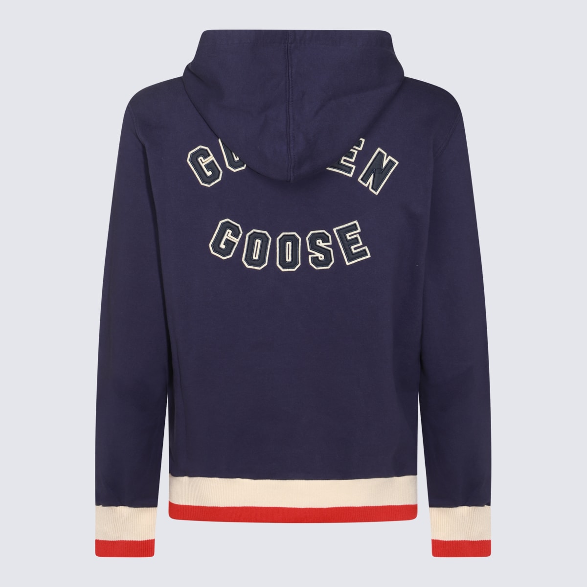 Shop Golden Goose Blue Cotton Sweatshirt