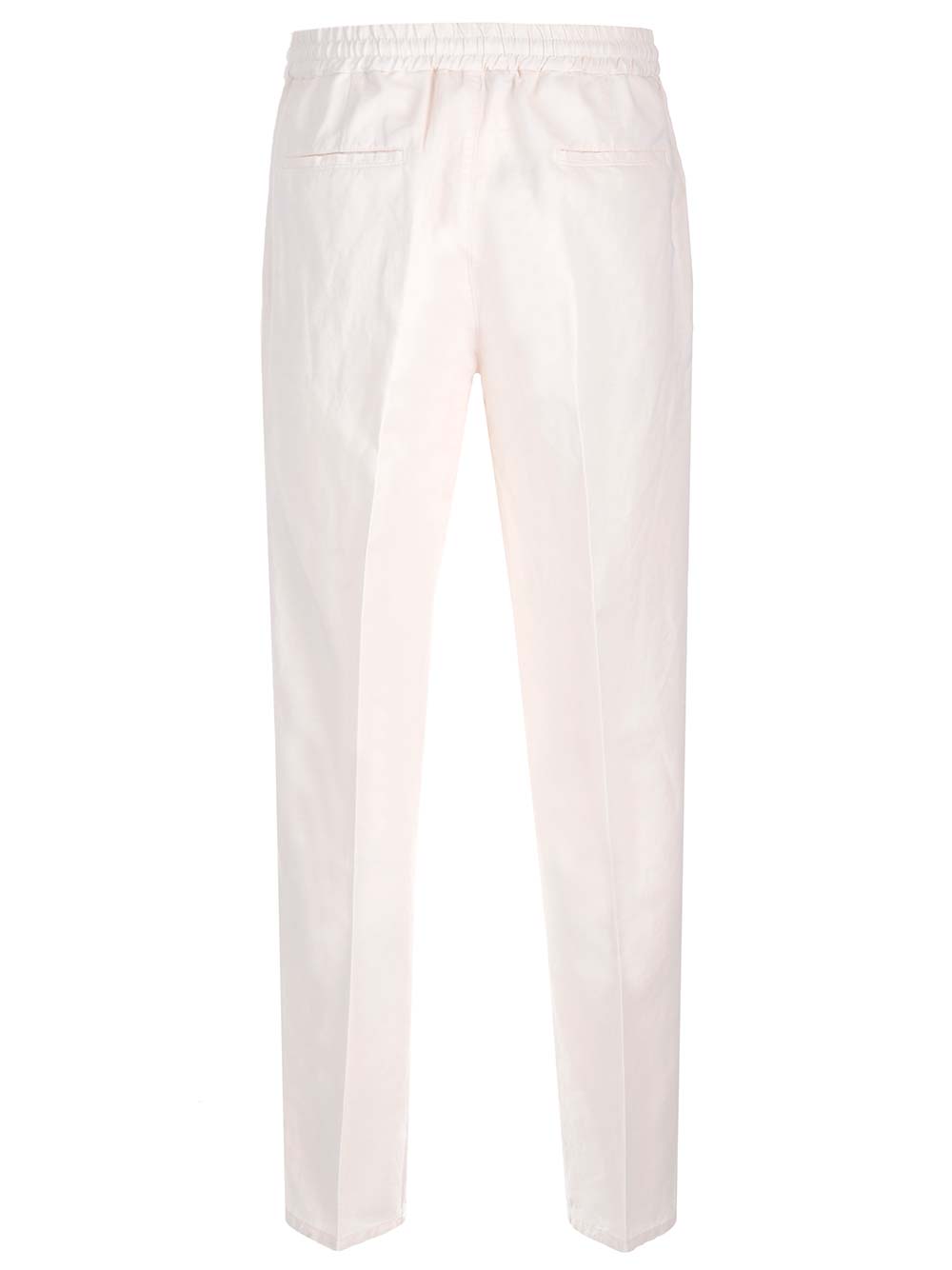 Shop Brunello Cucinelli Lightweight Trausers In White