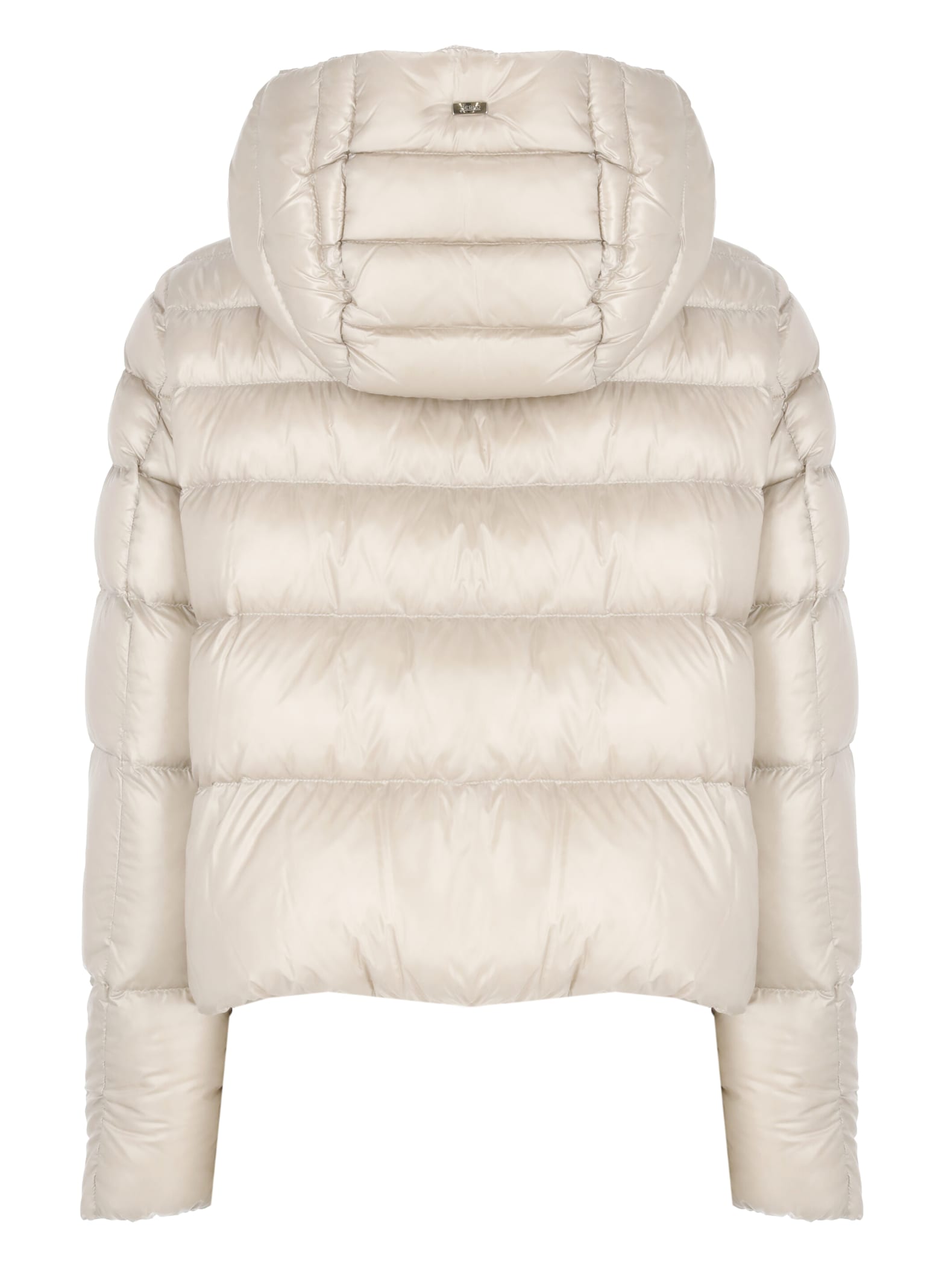 Herno Padded And Quilted Down Jacket In Neutral