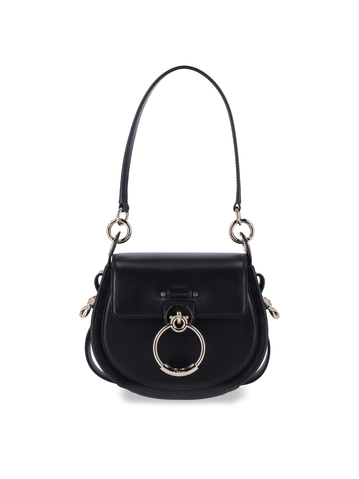 Shop Chloé Small Bag Tess In Black