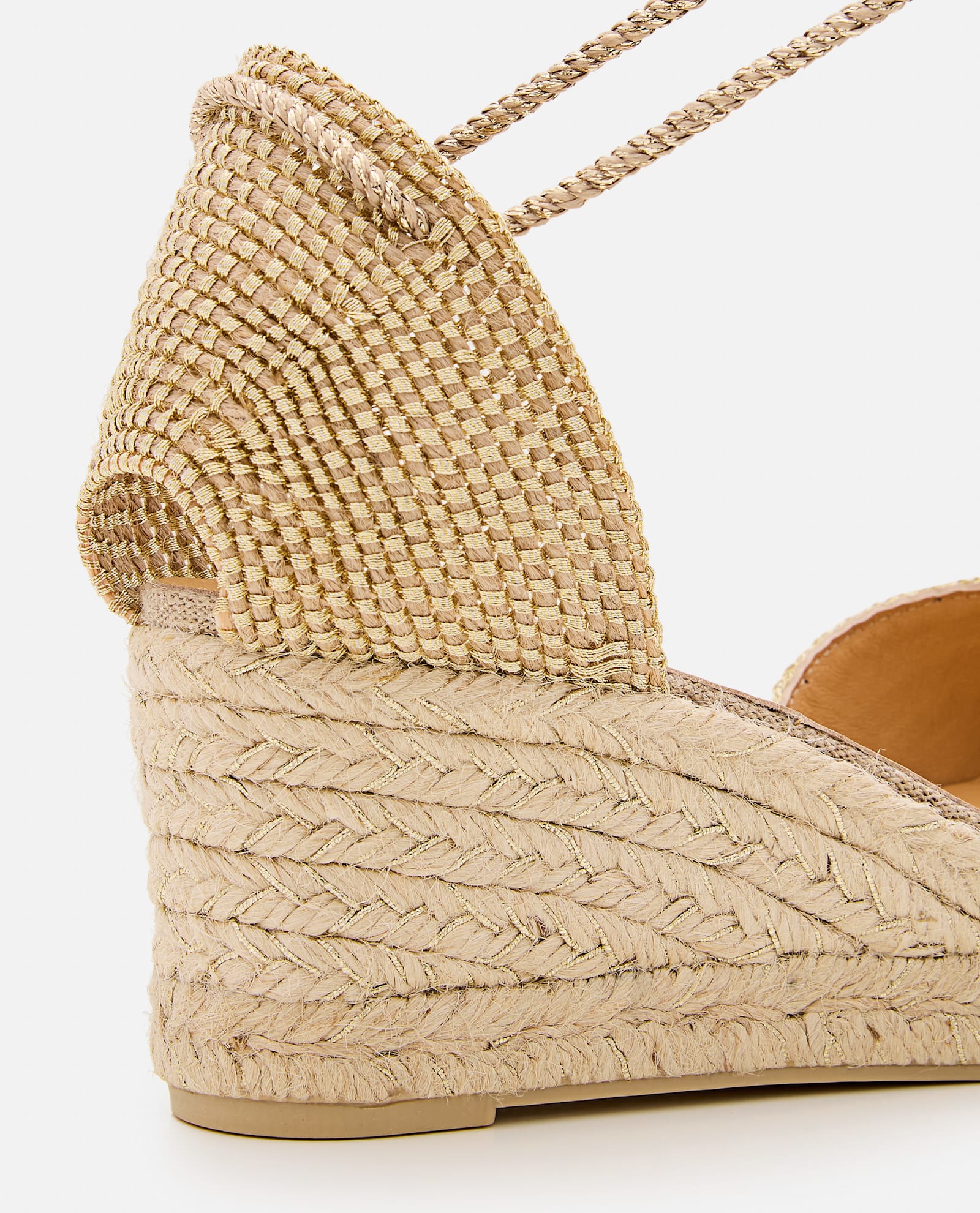 Castaã±er Castañer Cora/6/256 Wedge Espadrilles In Golden