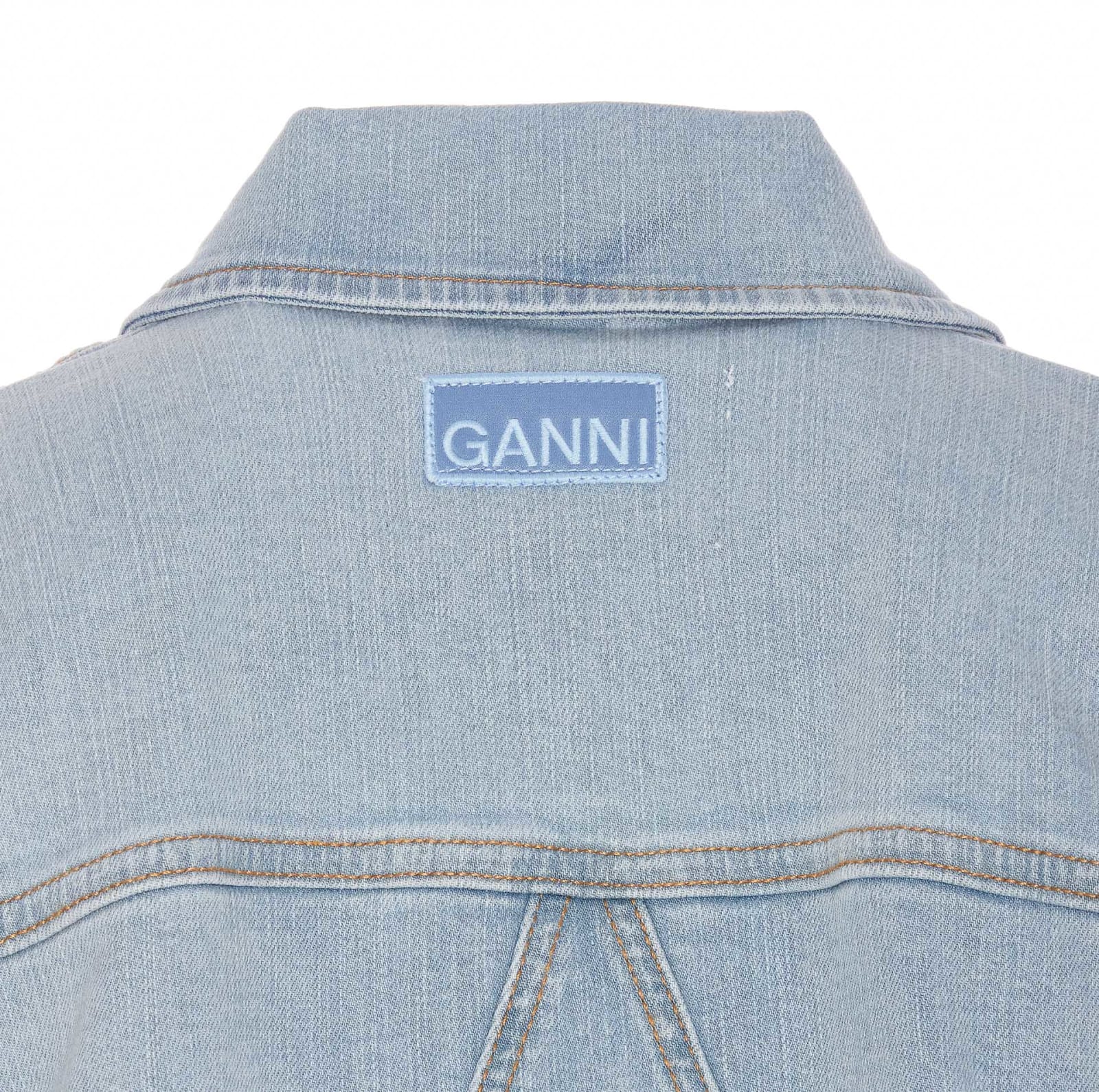 Shop Ganni Denim Bomber