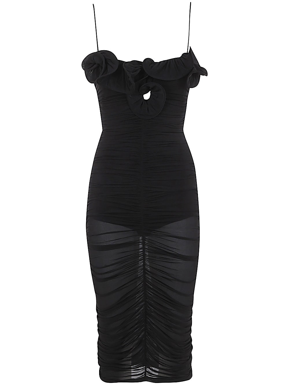 Shop Magda Butrym Dress In Black