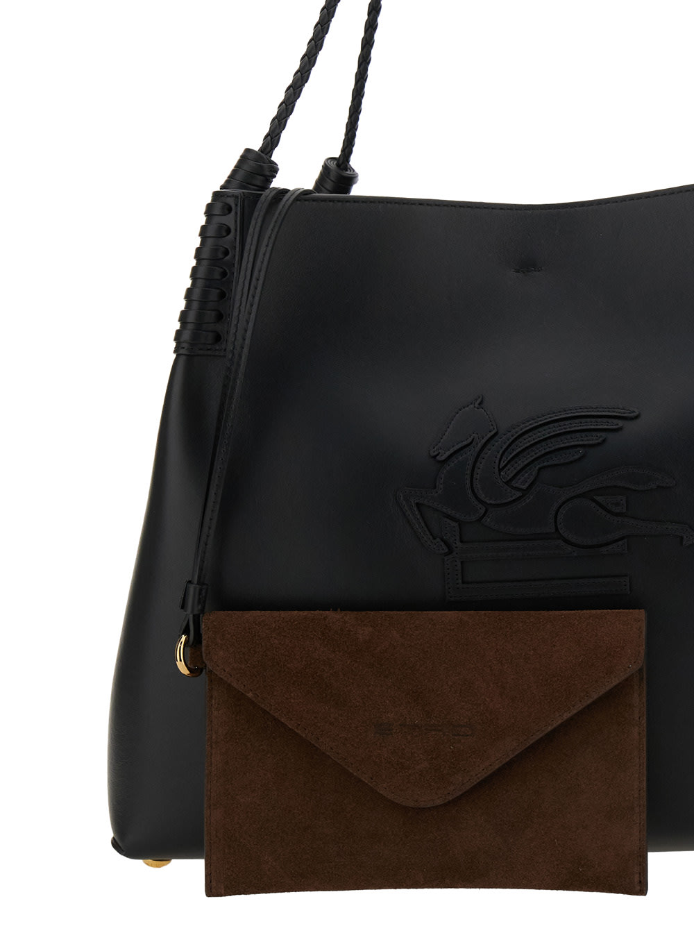 Shop Etro Libra Leather In Black