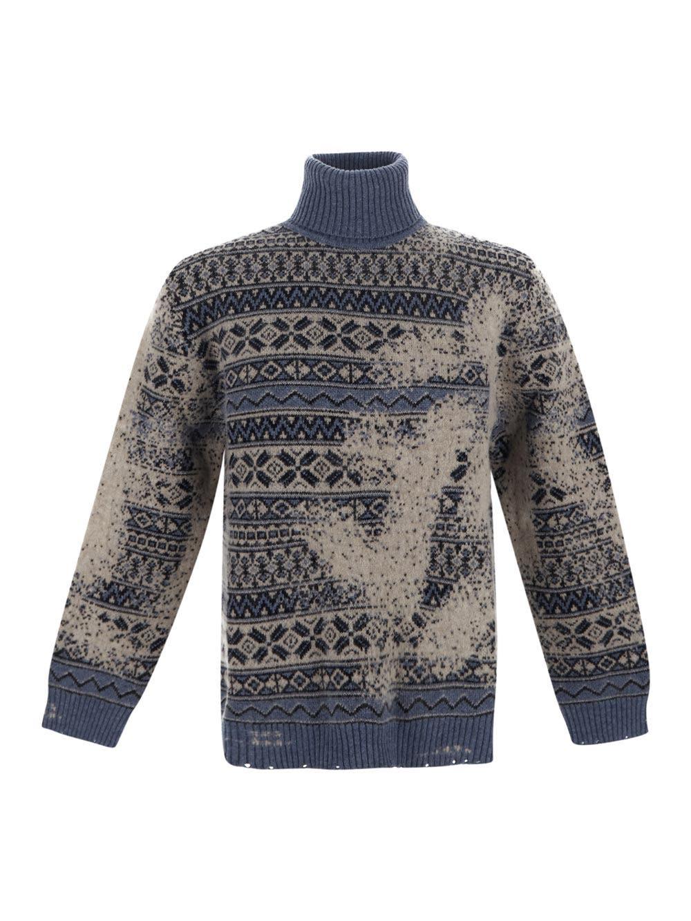 Barena Turtleneck Knit Sweater