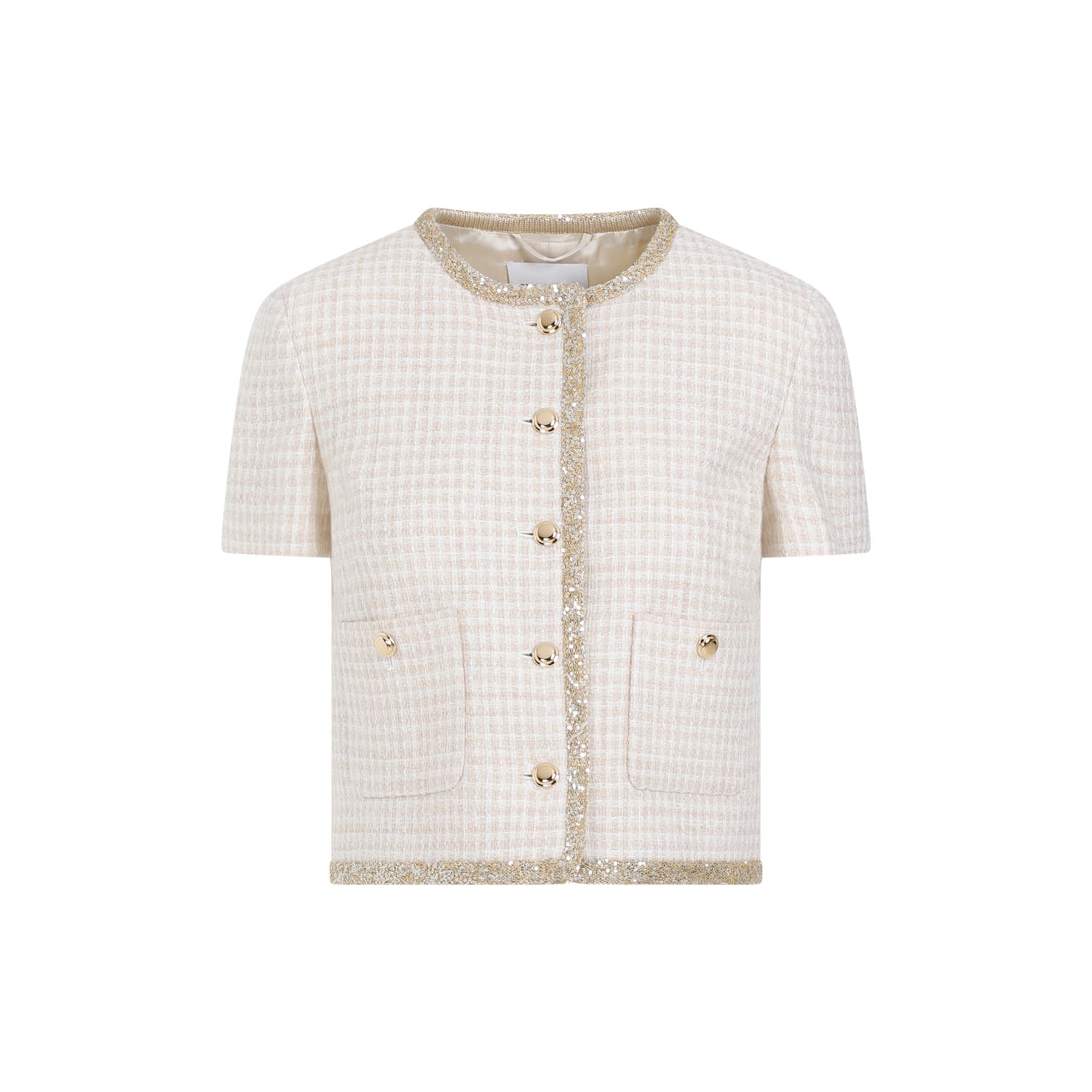 Miu Miu Check-pattern Tweed Jacket