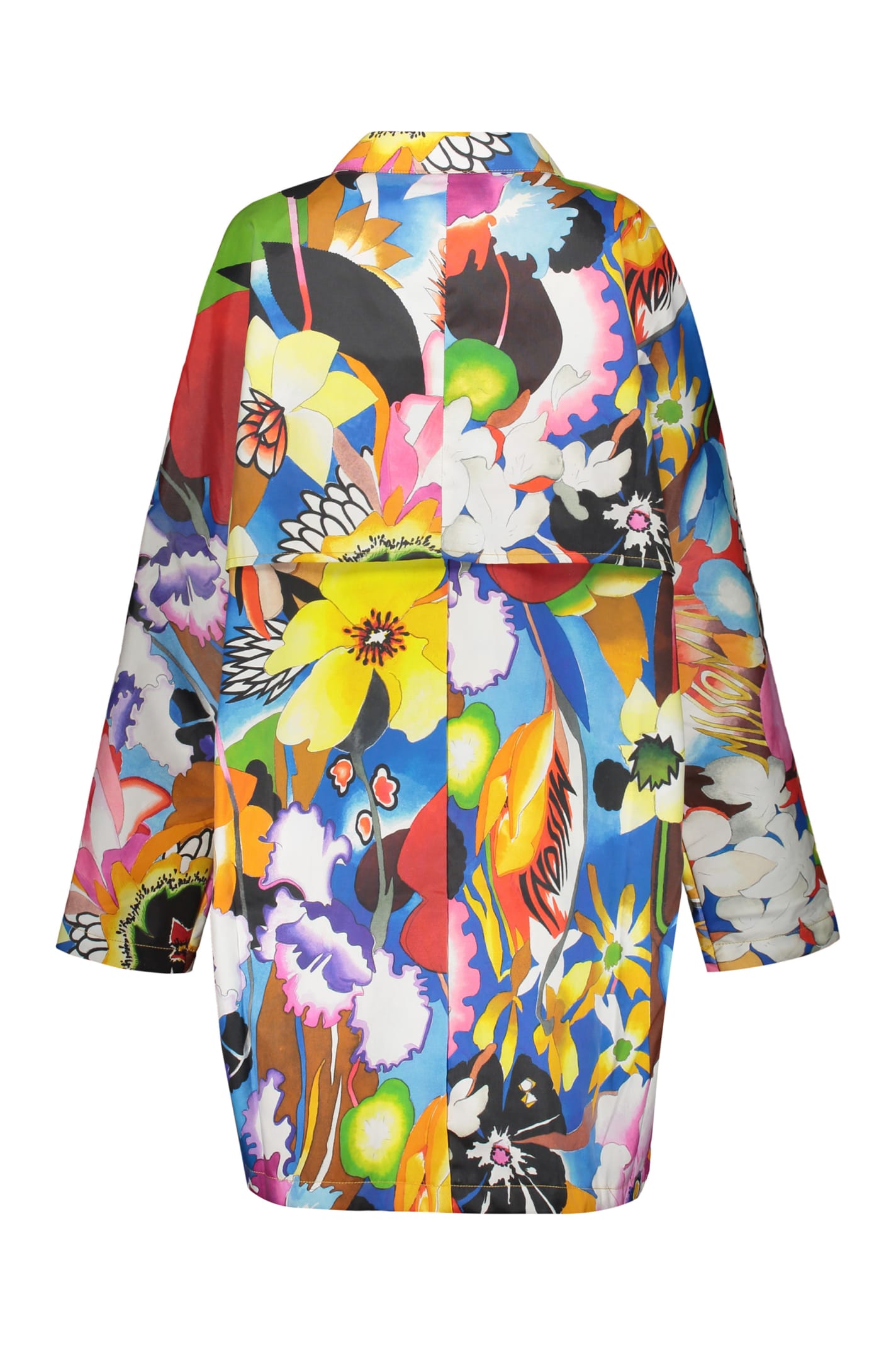 Shop Missoni Trench Coat In Multicolor