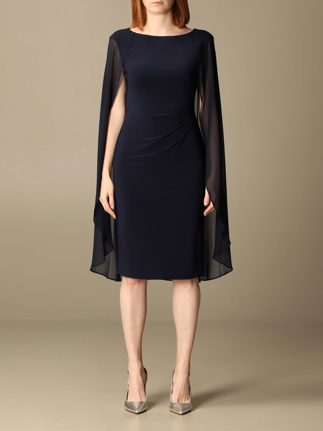 Lauren Ralph Lauren Dress Lauren Ralph Lauren Short Dress With Cape