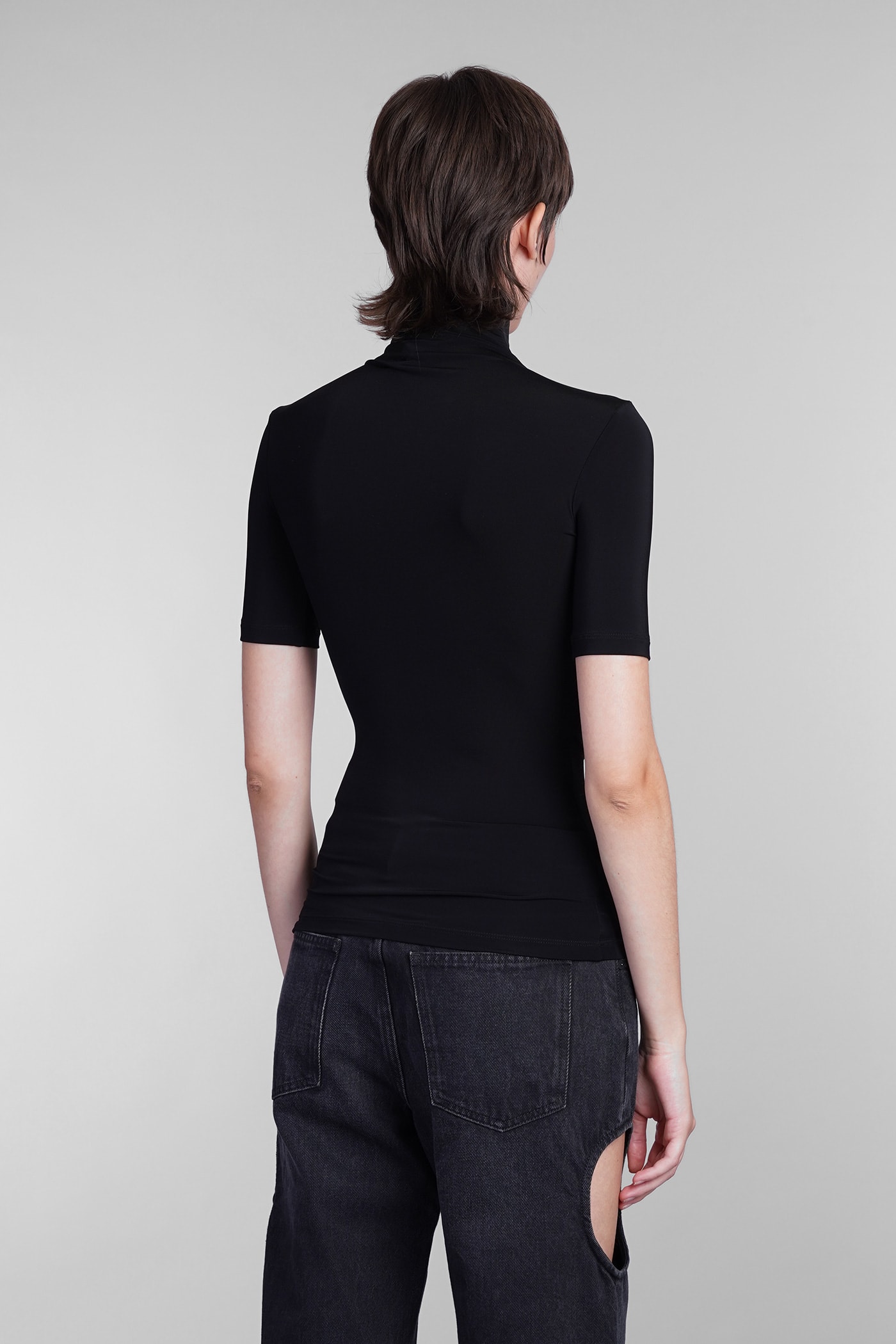 Shop Off-white Topwear In Black Viscose