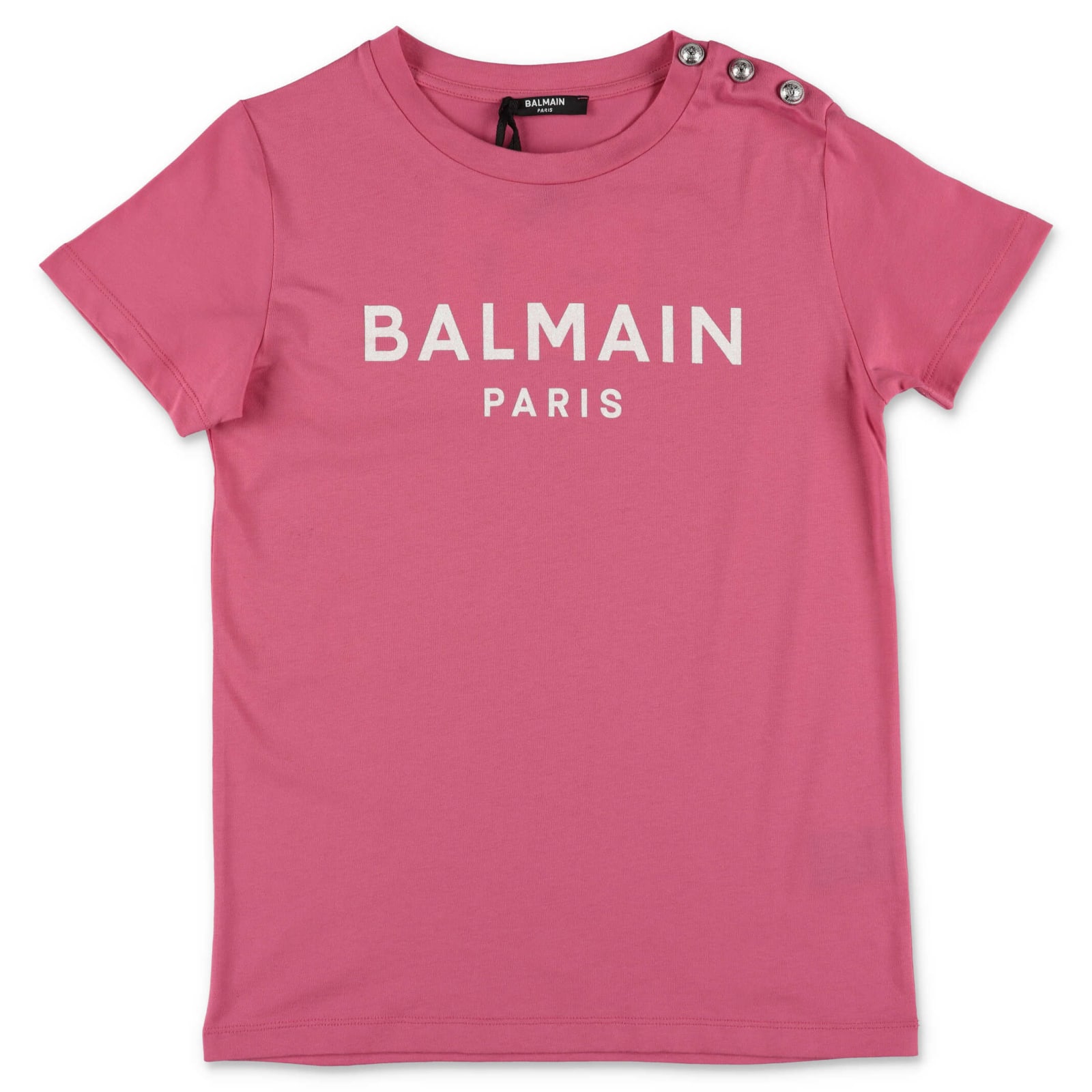 Balmain Kids' T-shirt In Rosa
