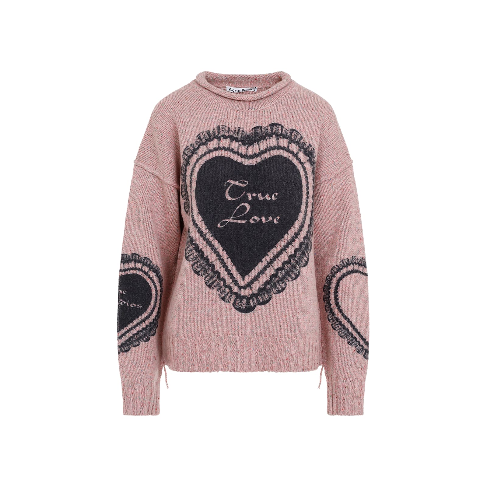 Shop Acne Studios Virgin Wool Pullover In Coa Faded Pink