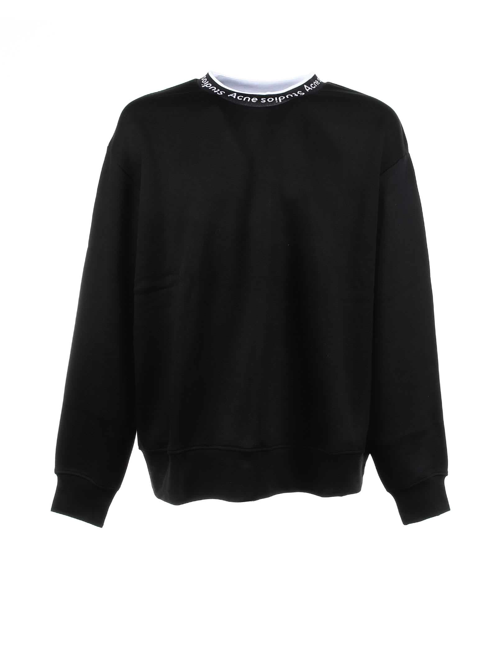 Acne Studios Sweater With Contrast Logo