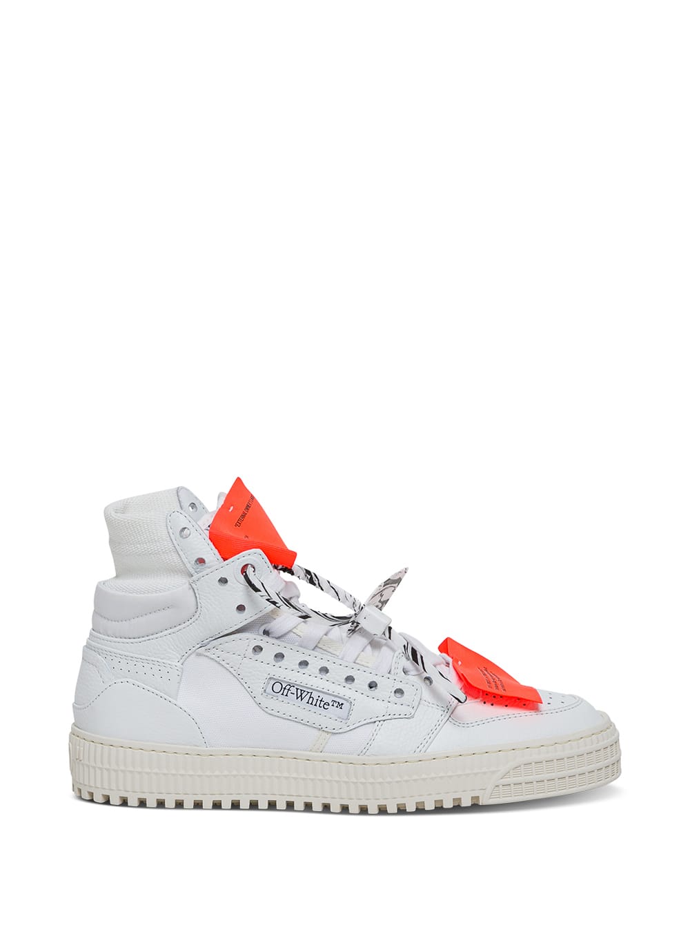 Off-White 3.0 Off Court Leather And Canvas Sneakers