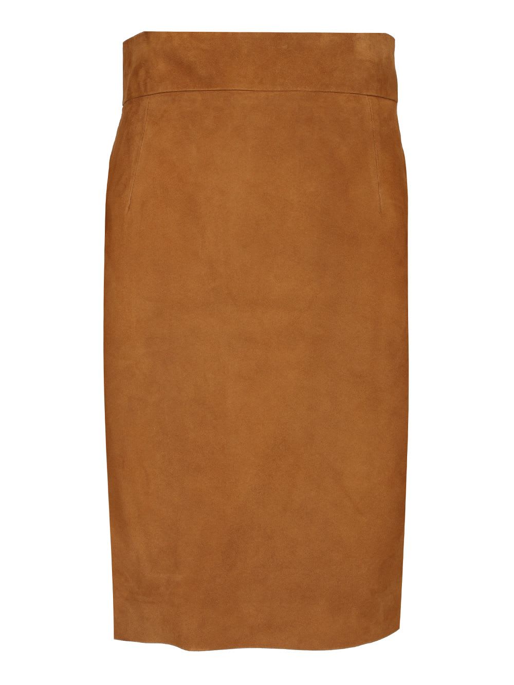 Suede Midi Skirt