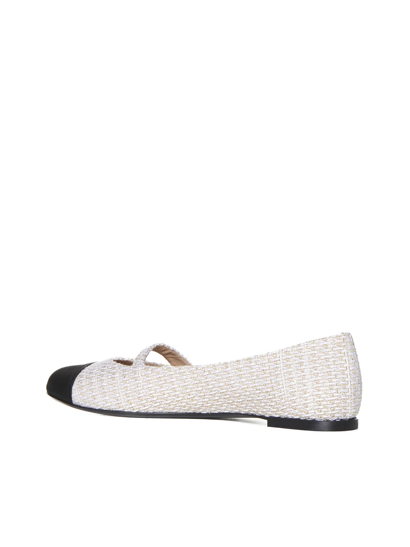 Shop Roberto Festa Flat Shoes In White