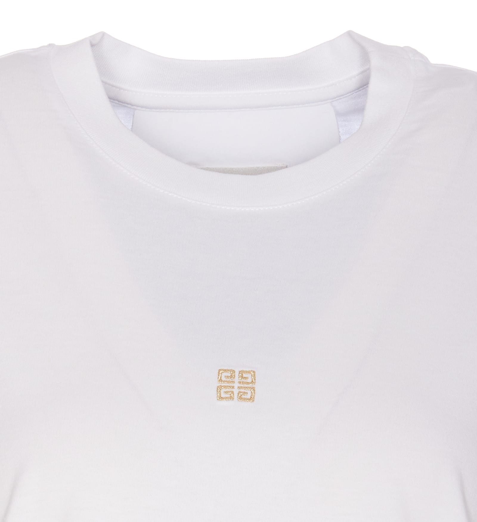 Shop Givenchy 4g Logo T-shirt In White