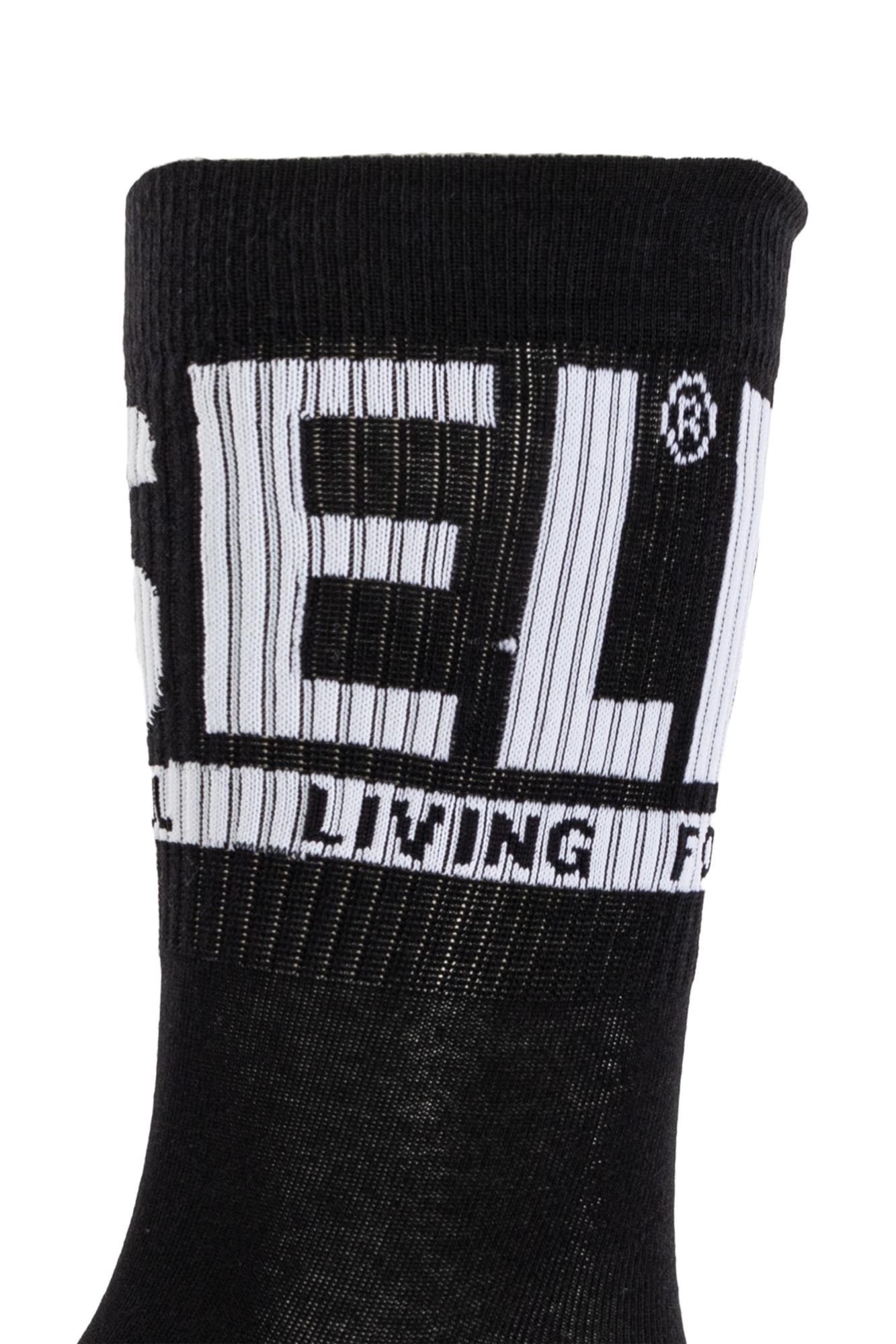 Diesel Three-pack Socks Skm-ray-threepack In Black