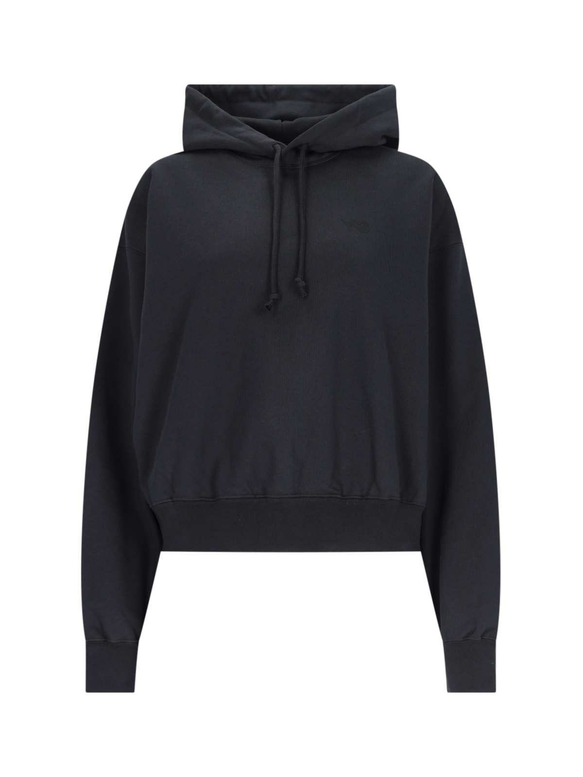 Shop Y-3 Terry Hoodie In Black