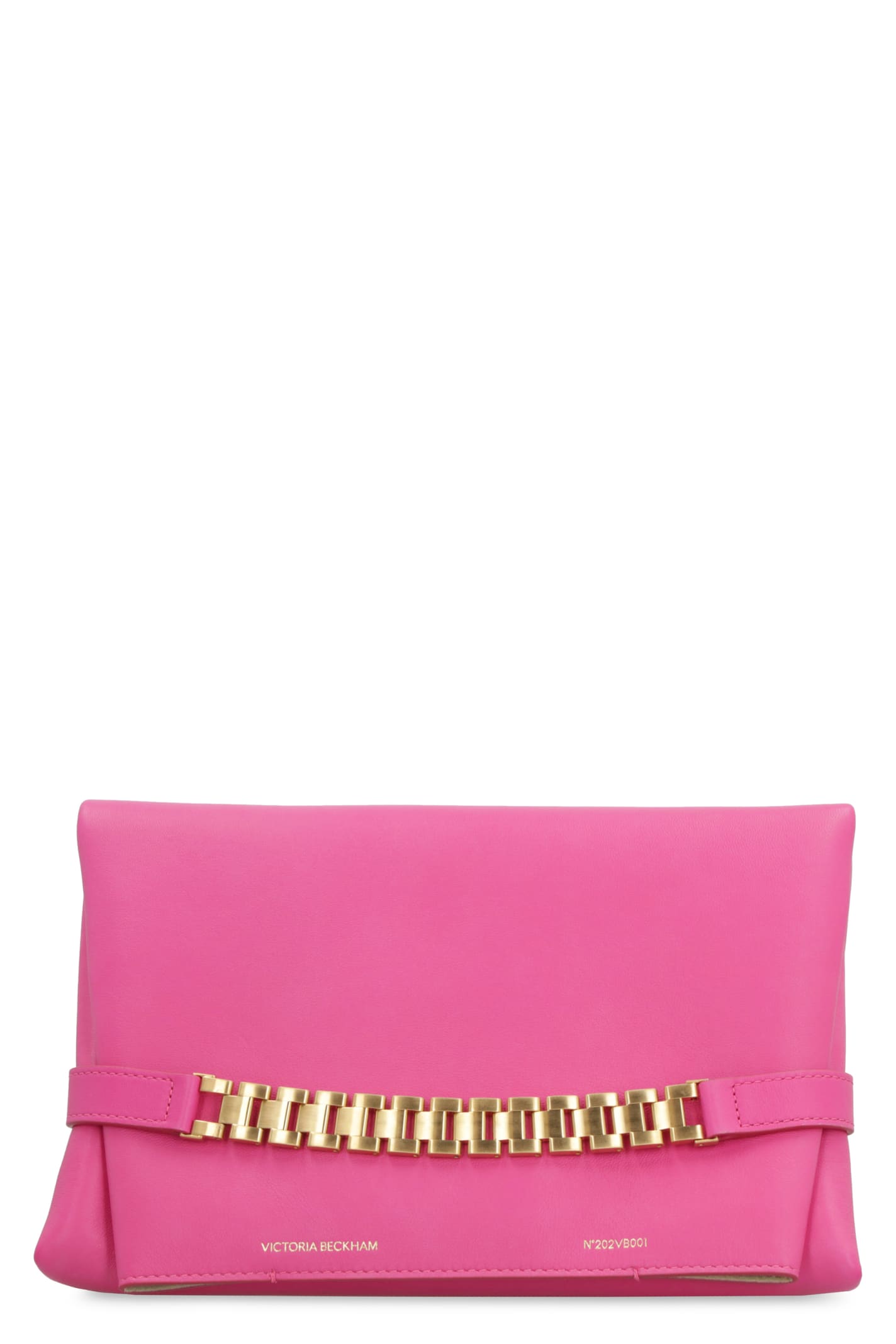 Victoria Beckham Chain-Link Detail Clutch Bag