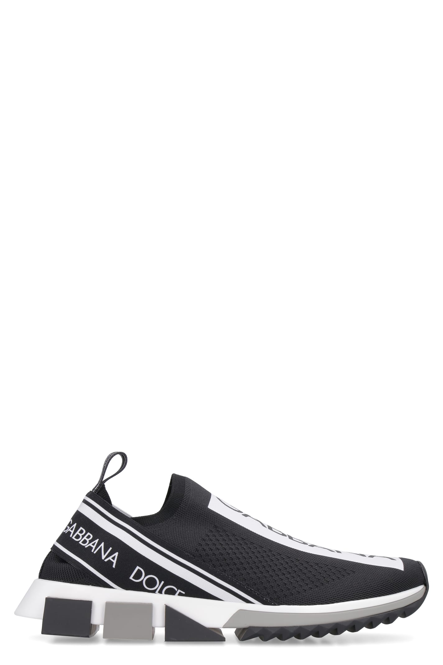 DOLCE & GABBANA SORRENTO KNITTED SLIP-ON SNEAKERS,11147617