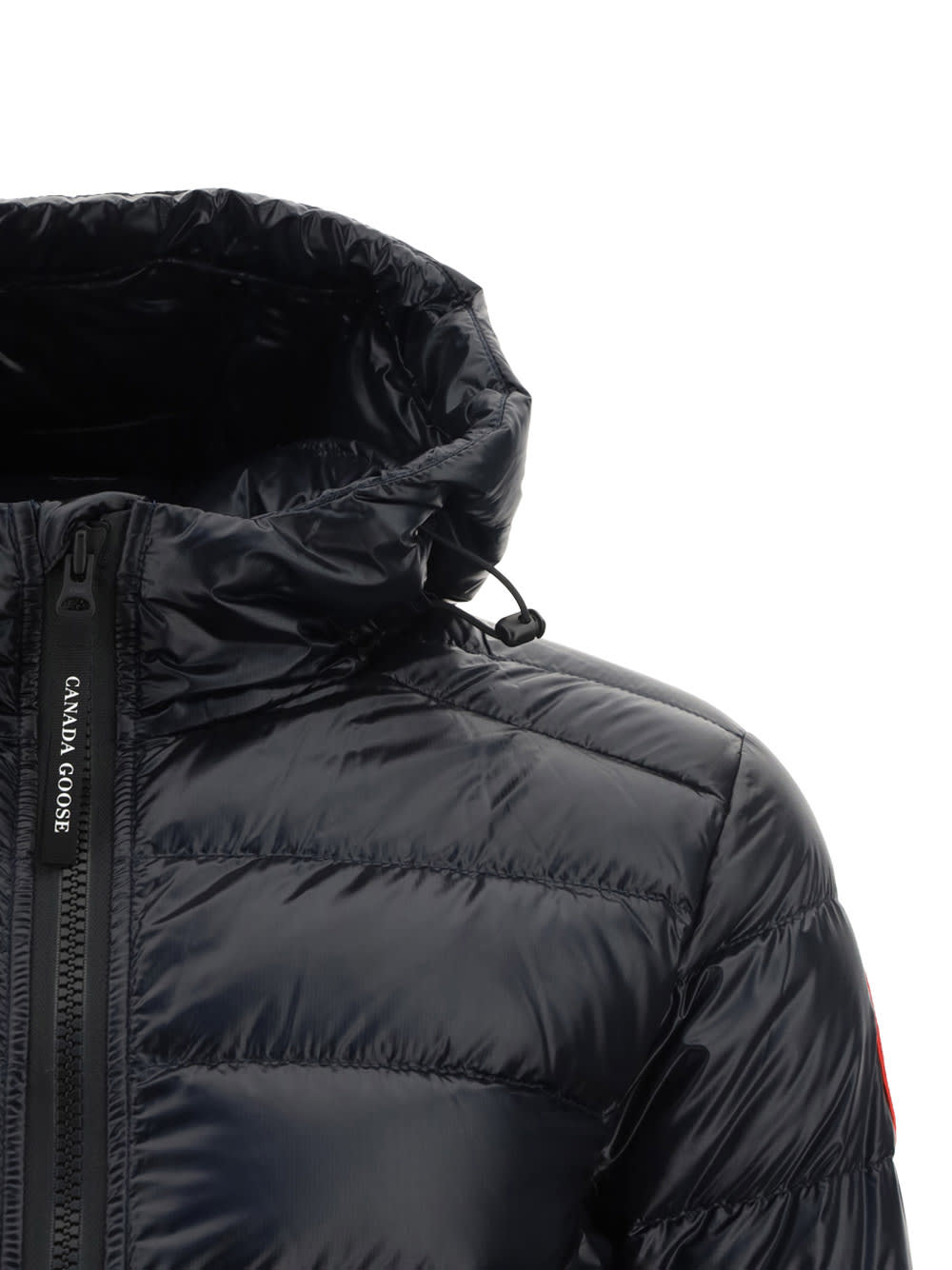 Shop Canada Goose Crofton Down Jacket In Nero