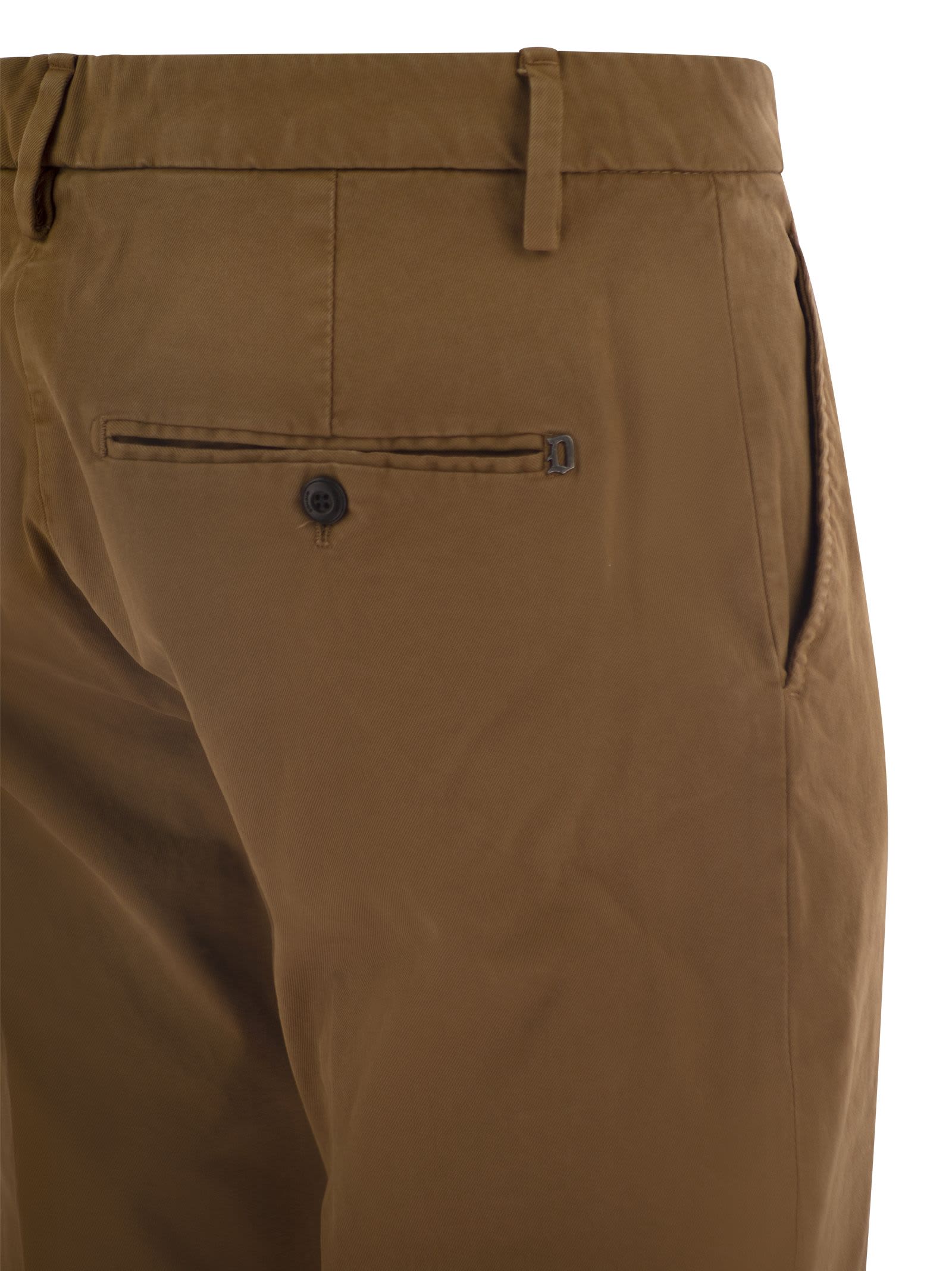 Dondup Men's Spiritissimo - Regular Chino Trousers In Cannamon
