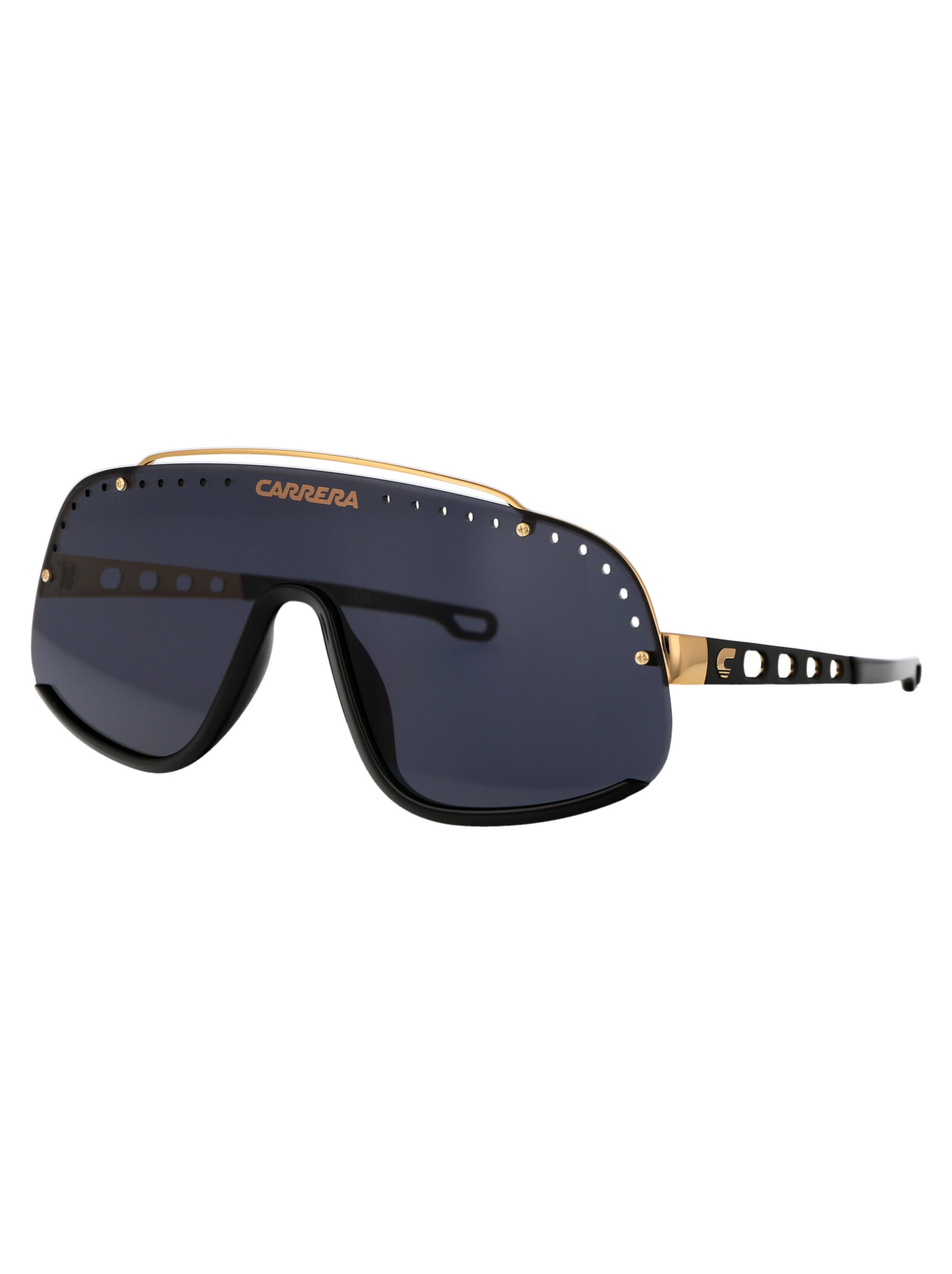 Shop Carrera Flaglab 16 Sunglasses In 2m22k Blk Gold B