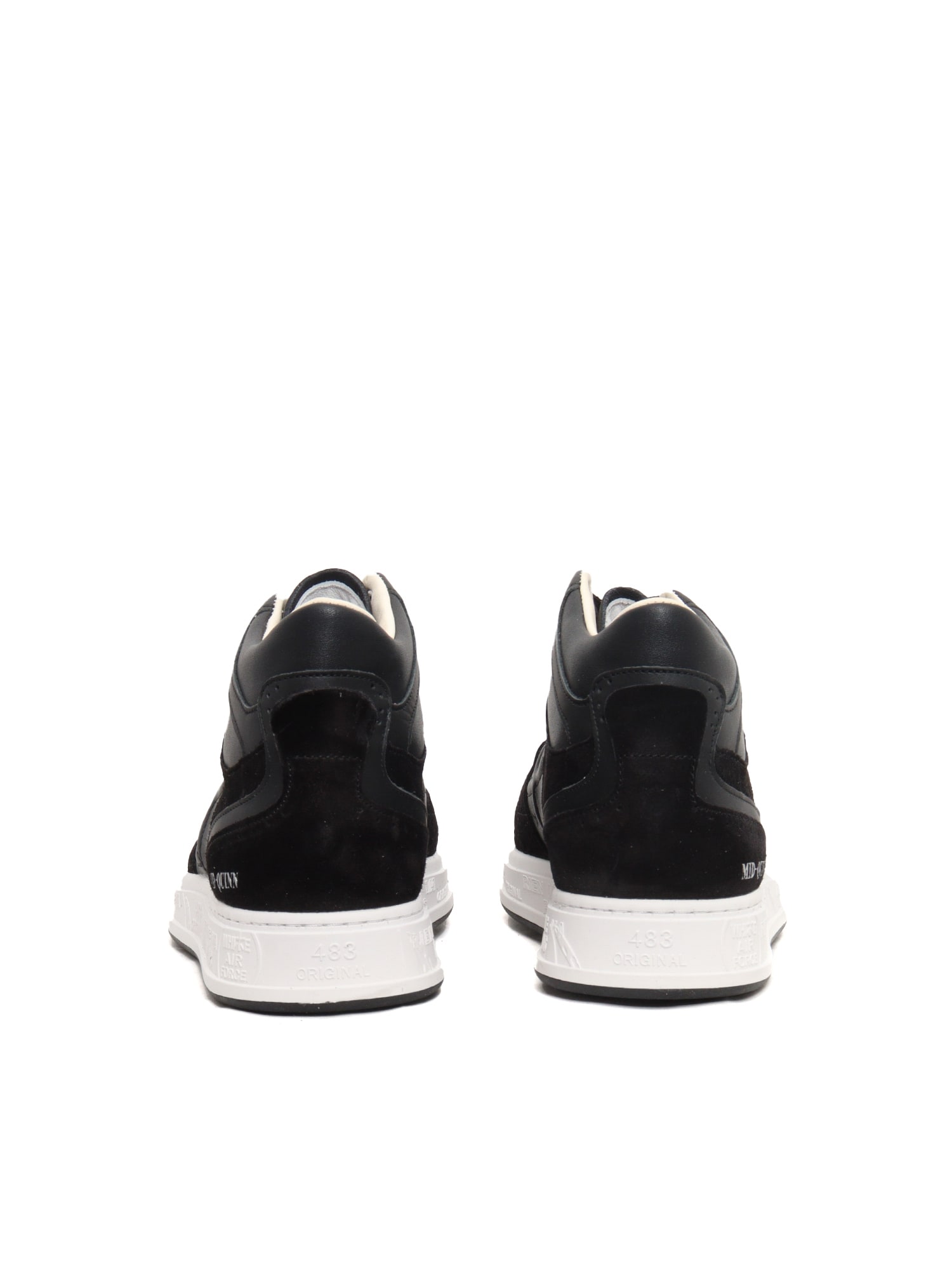 Shop Premiata Midquinn D Sneakers In Black