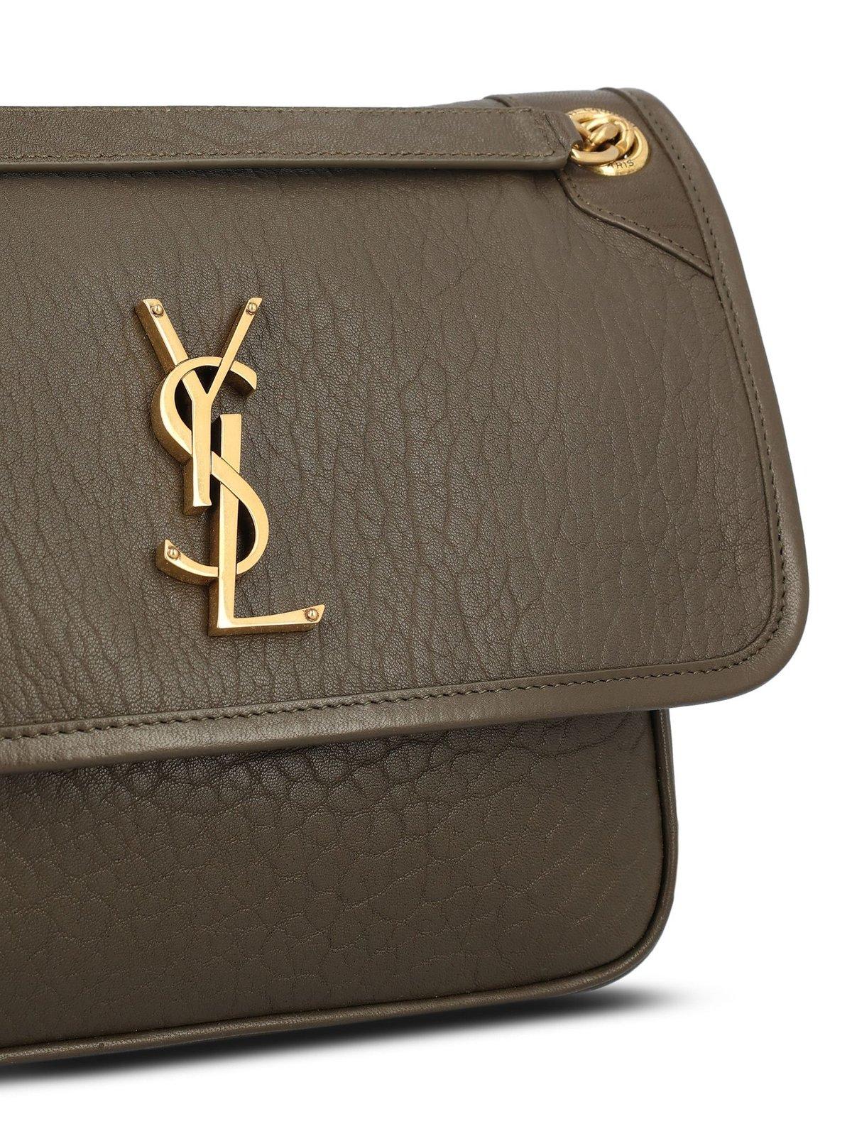 Saint Laurent Shoulder Bags In Light Musk