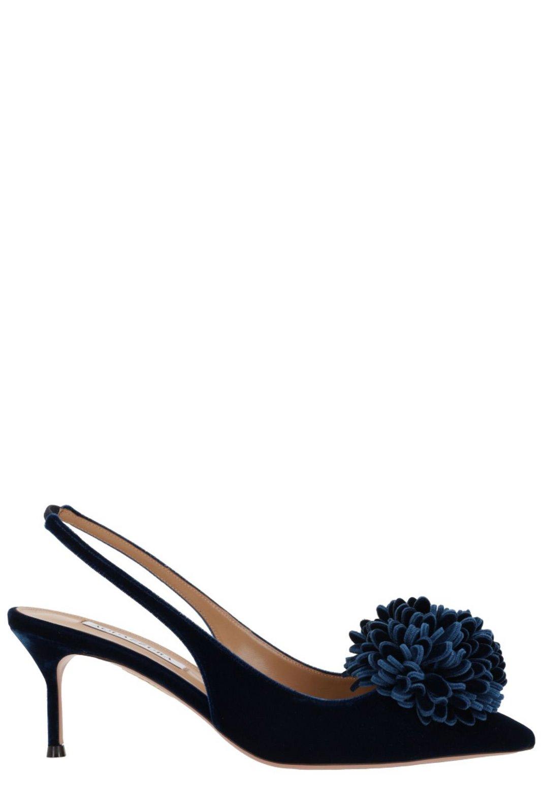 Shop Aquazzura Couturier Pointed-toe Slingback Pumps In Non Definito