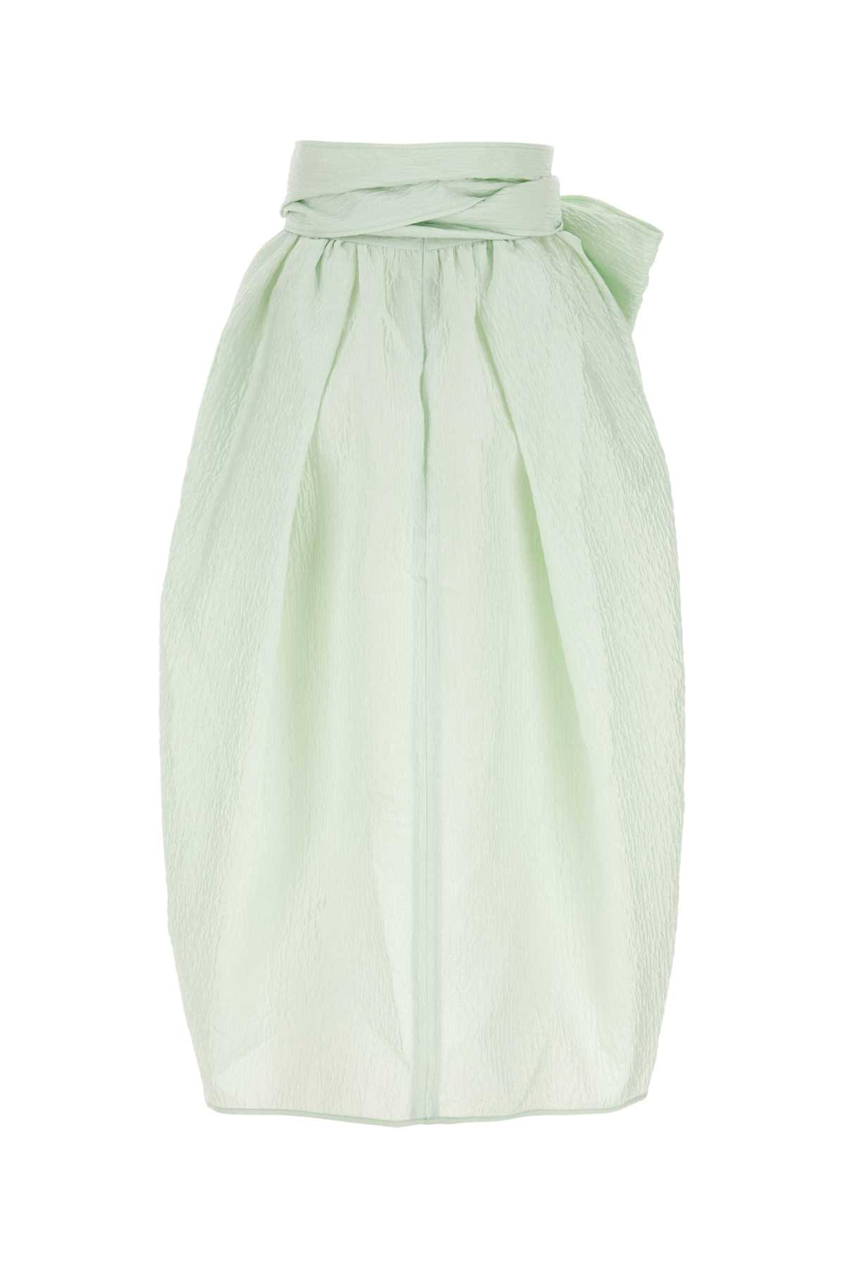 Cecilie Bahnsen Mint Green Polyester Blend Skirt In Mintgreen