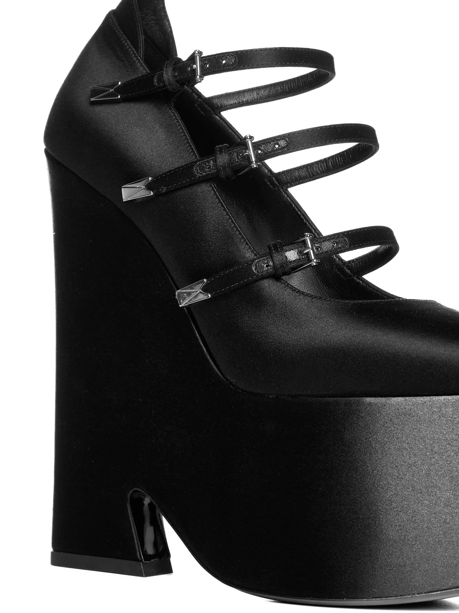 Versace Sandals In Black