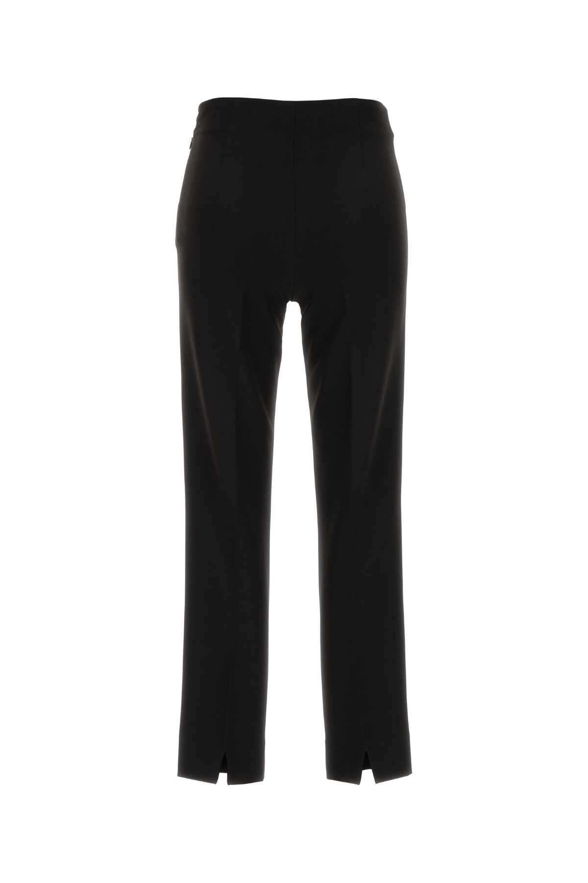 Pt Torino Slate Stretch Polyester Gioia Pant In Black
