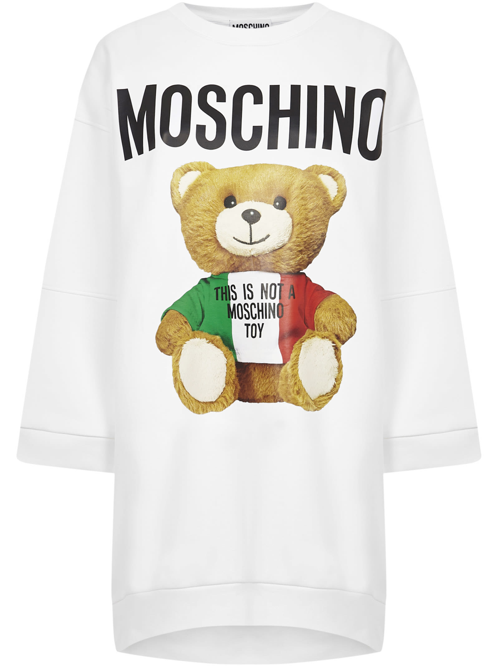 Moschino Italian Teddy Bear Mini Dress