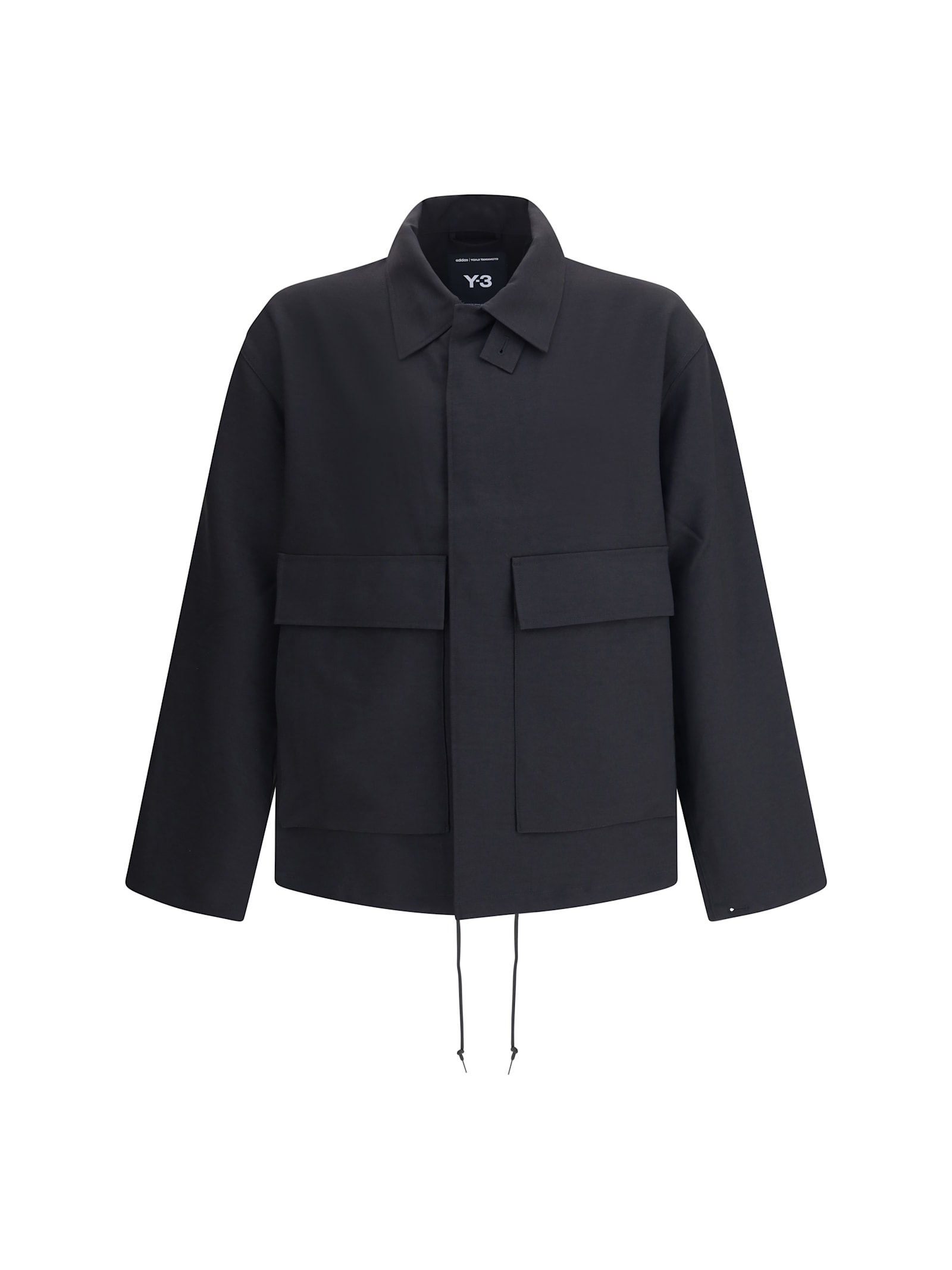 Y-3 Adidas Y 3 Black Sport Uniform Patch Jacket In Black