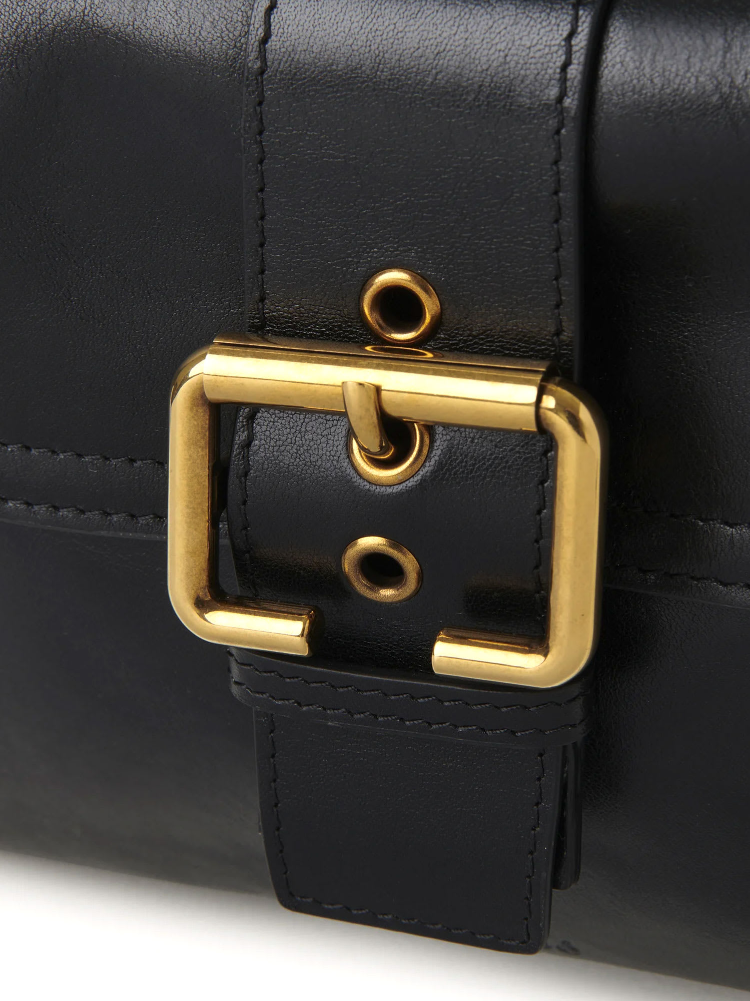 Chloé Medium Double Carry Leather Shoulder Bag In Black