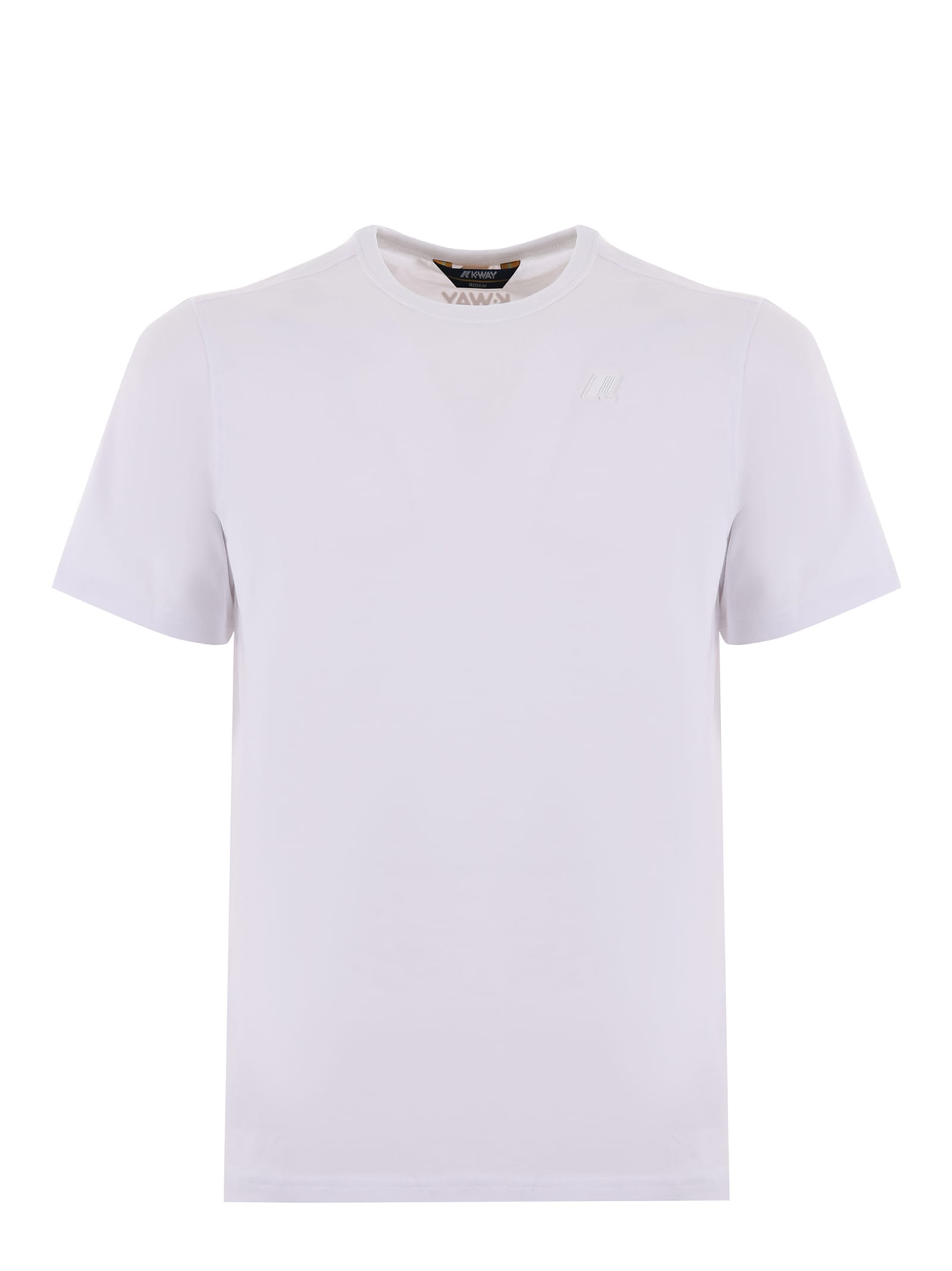 Shop K-way T-shirt In White