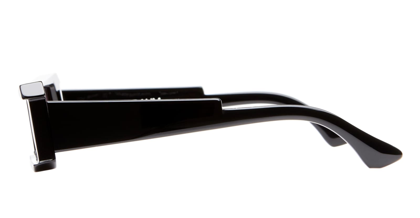 Shop Kuboraum Mask X21 - Black Shine Cut Sunglasses