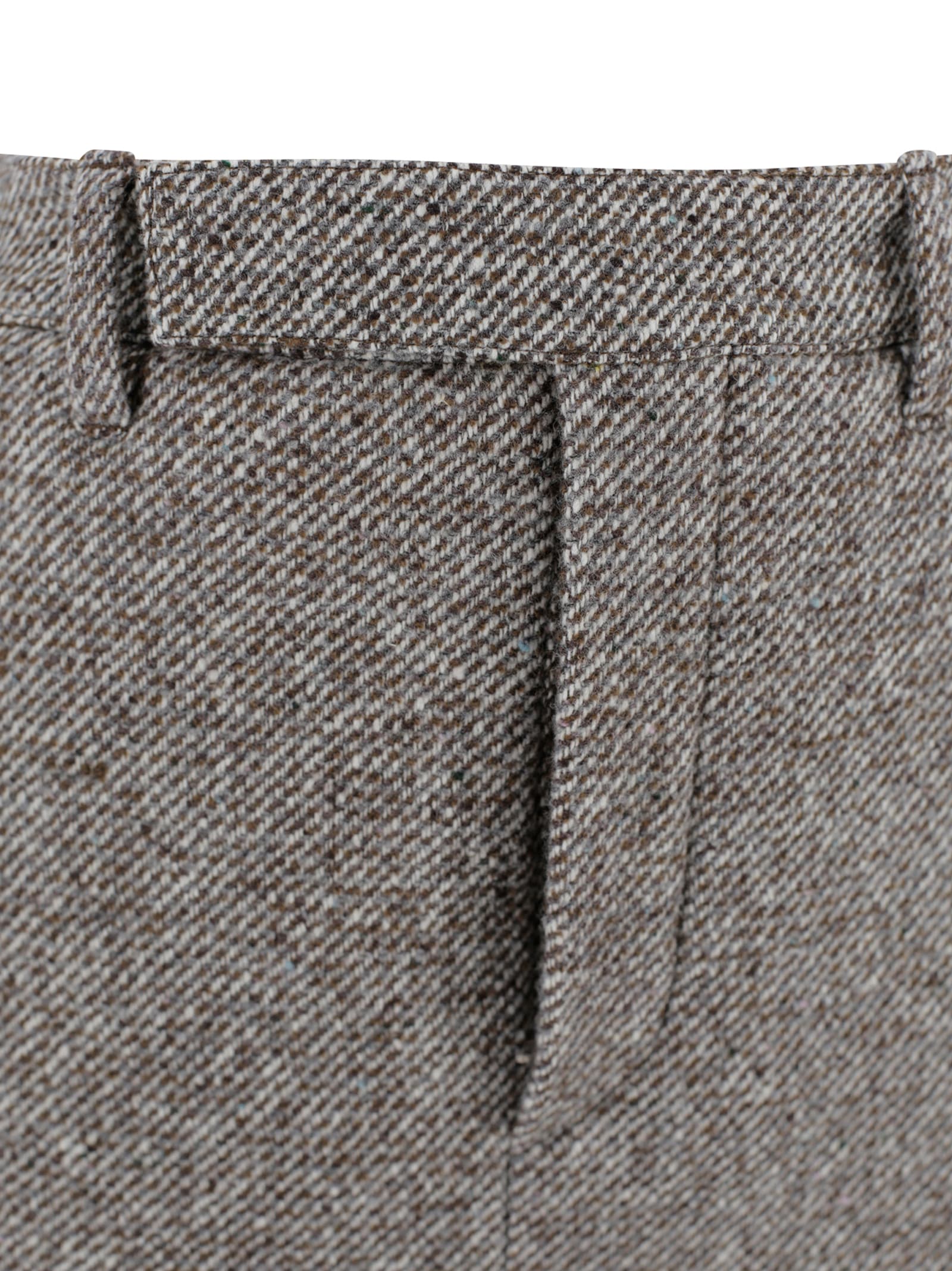 Brunello Cucinelli Pencil Skirt In Gray