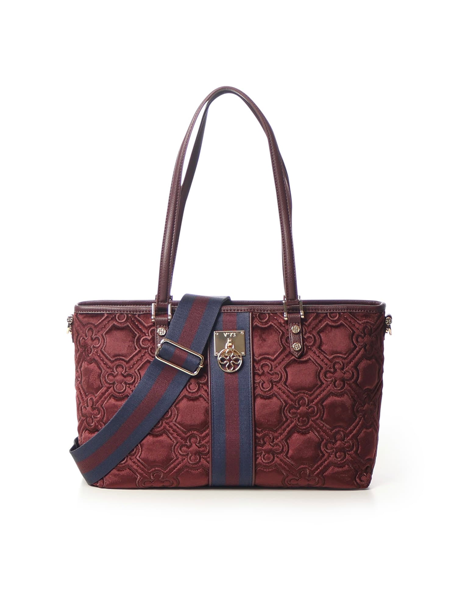 V73 Cate Shopping Bag In Burgundy