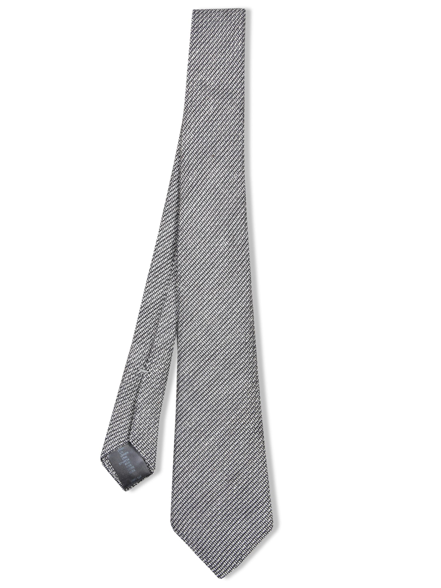 Silk Wave Grey Tie